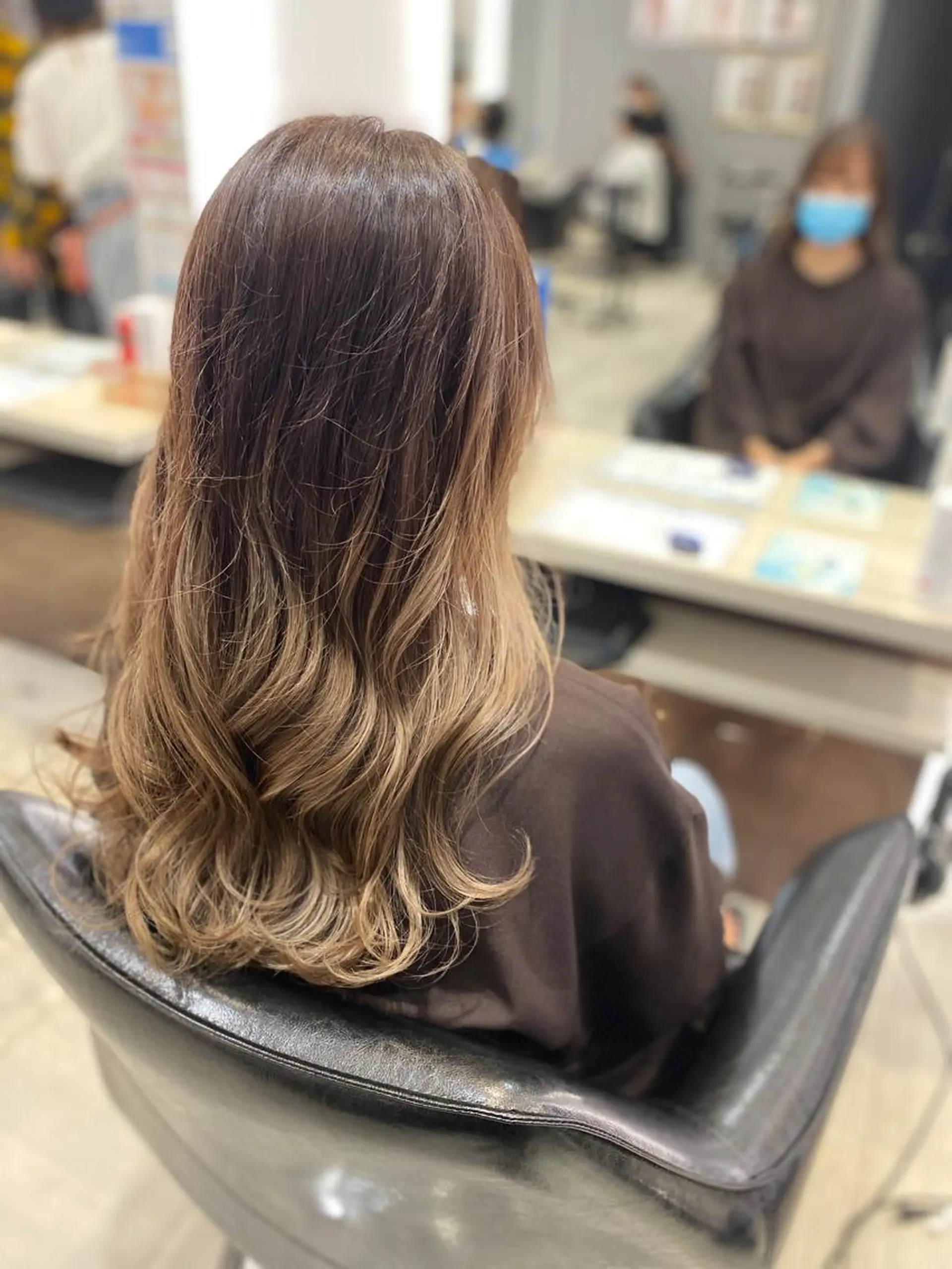 ロング カラー ヘアアレンジ EARTH湘南台店 ⭐️モリモトのヘアスタイル