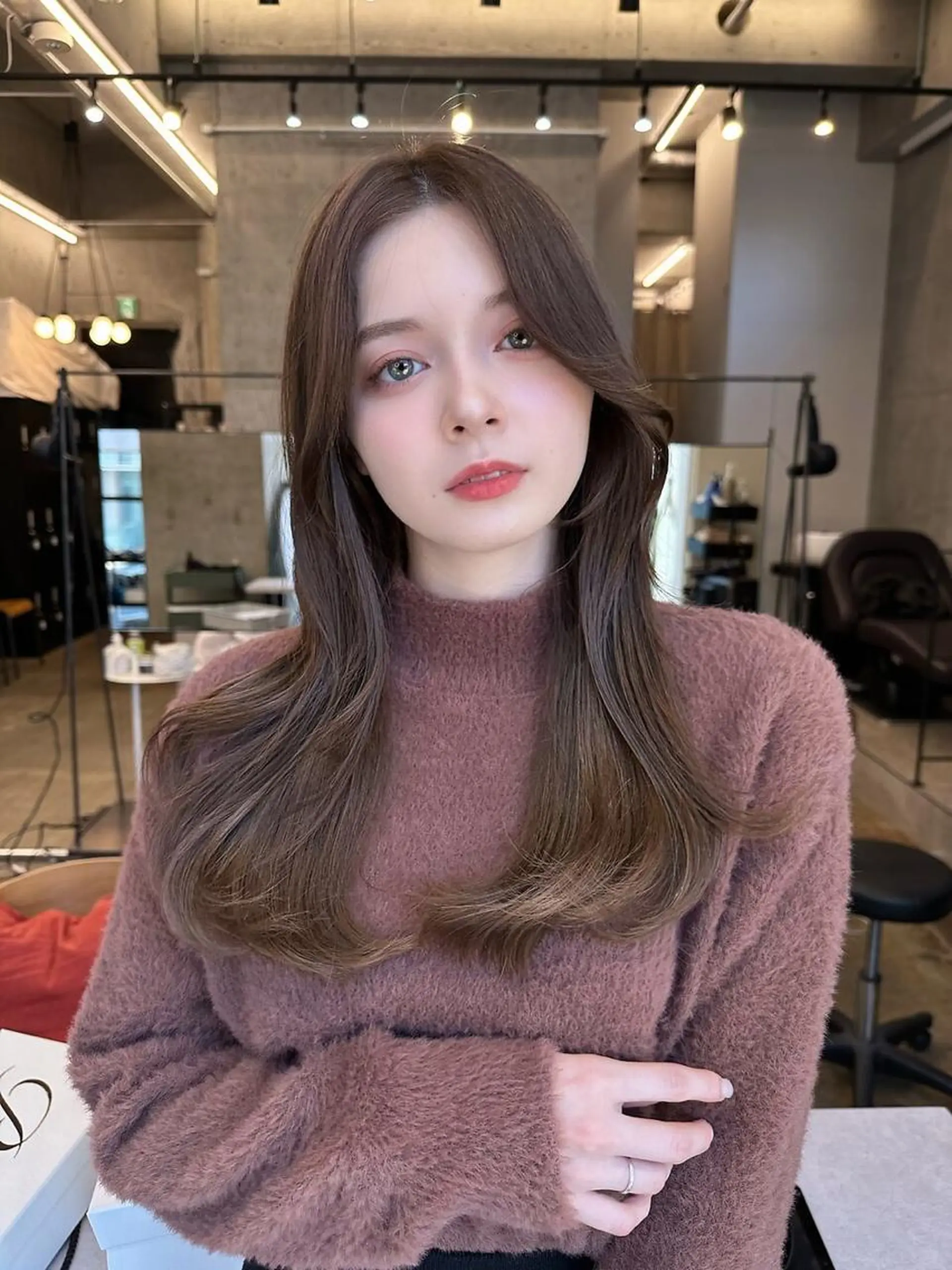 ロング カラー 透明感カラー レイヤーカット カット ヘアカラー 縮毛矯正 トリートメント SALOWIN原宿AROA店所属・顔まわり神カット✂︎ 齋藤雄大【原宿】のヘアスタイル