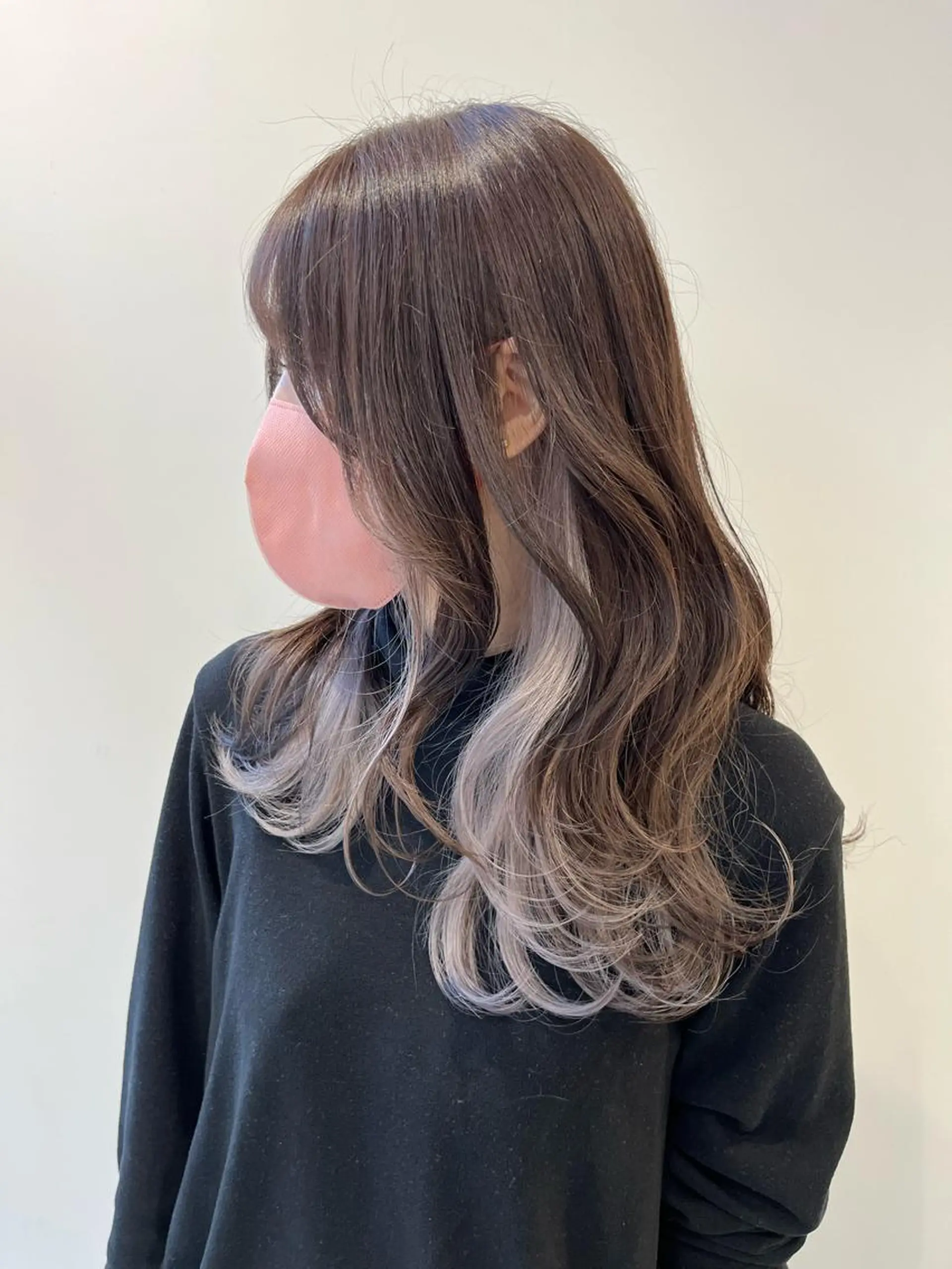セミロング カラー インナーカラー レイヤー⭐️カラー ⭐️平川雅史のヘアスタイル
