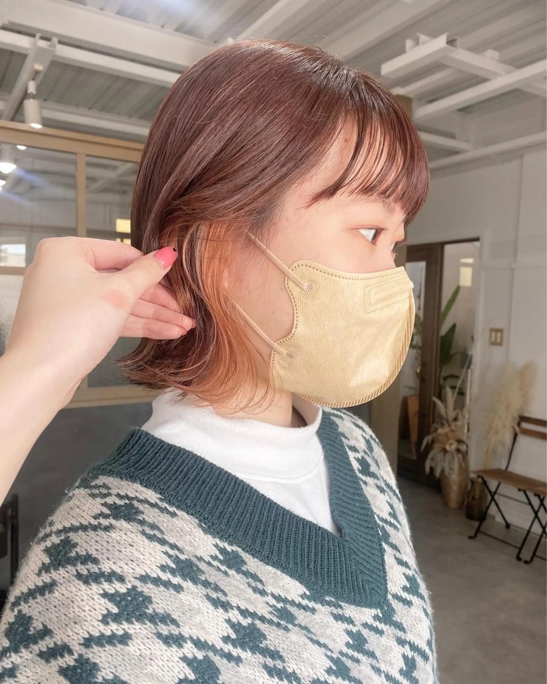 ショート カラー ヘアアレンジ ume所属・ひなの .のその他イメージ