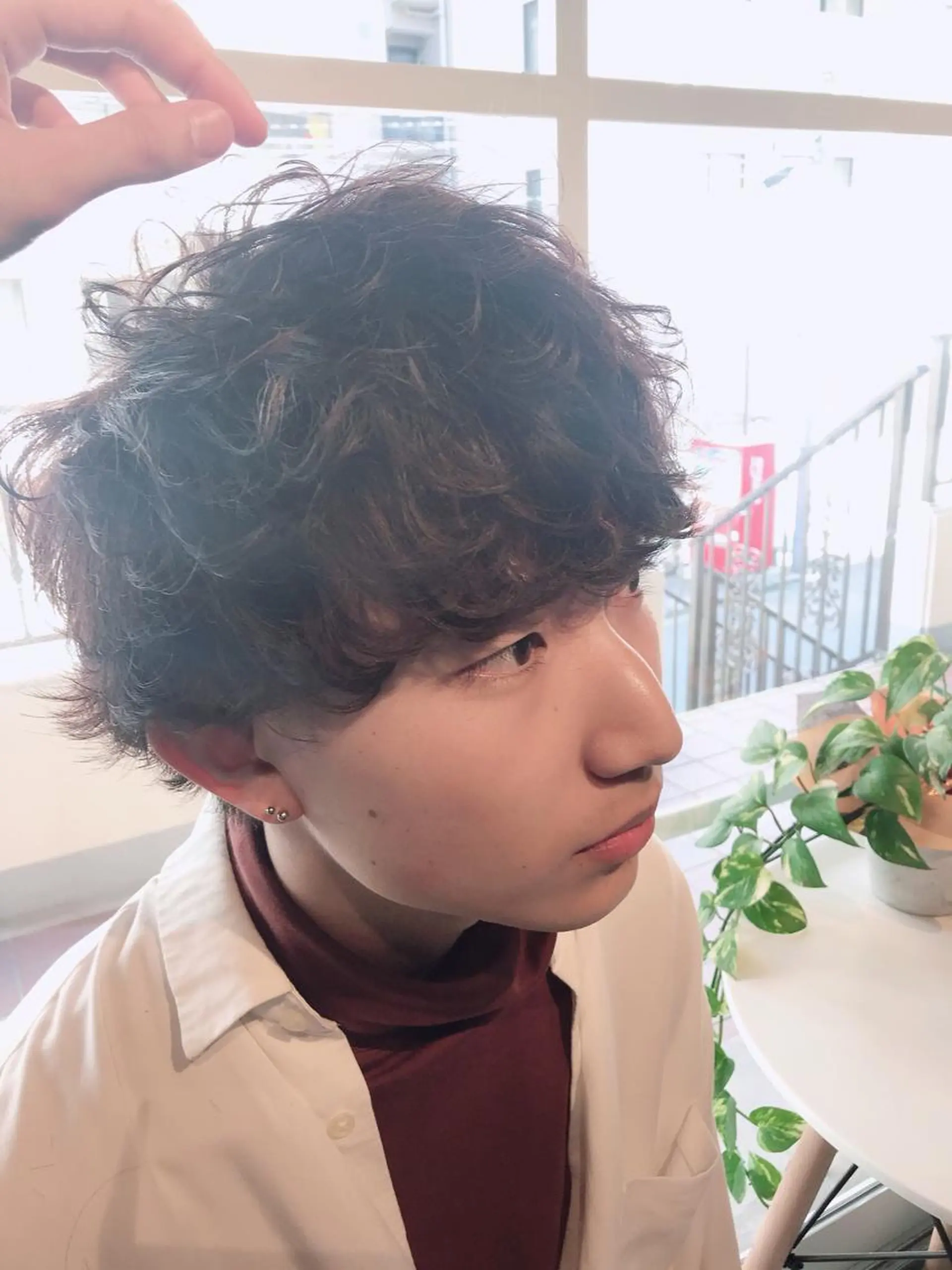 ショート メンズ マッシュウルフ マッシュ メンズウルフカット ウルフカット カット ヘアカラー トリートメント 久保亮太 /大人ショートのヘアスタイル