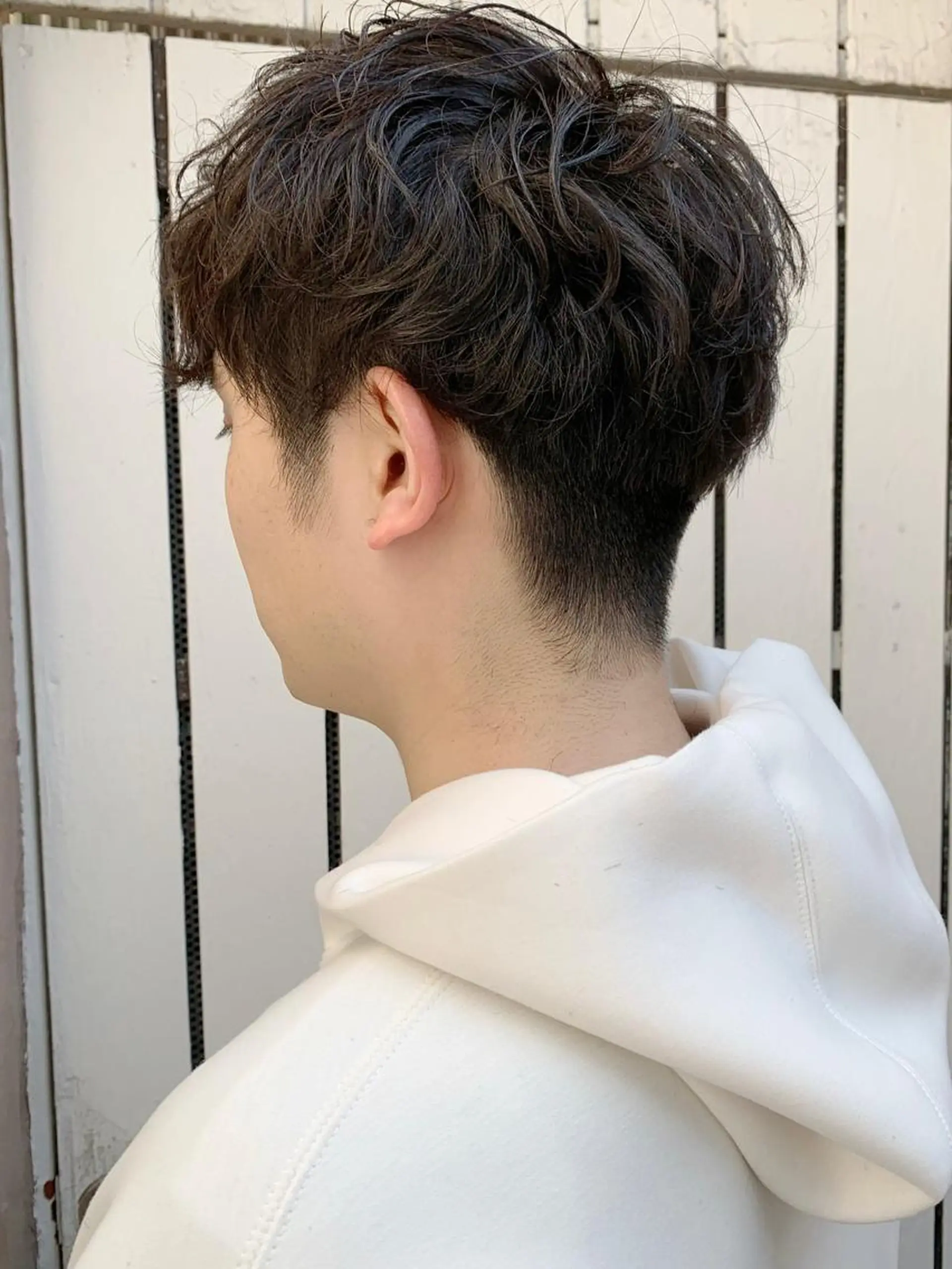 パーマ メンズ ニュアンスパーマ カット パーマ 深沢 秀のヘアスタイル