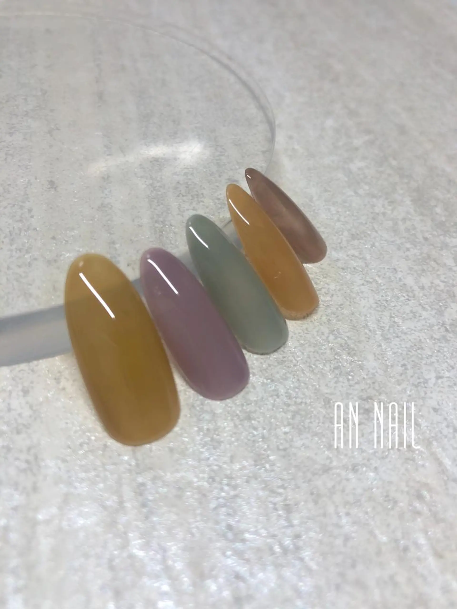 ネイル クリアネイル AN Nailのネイルデザイン