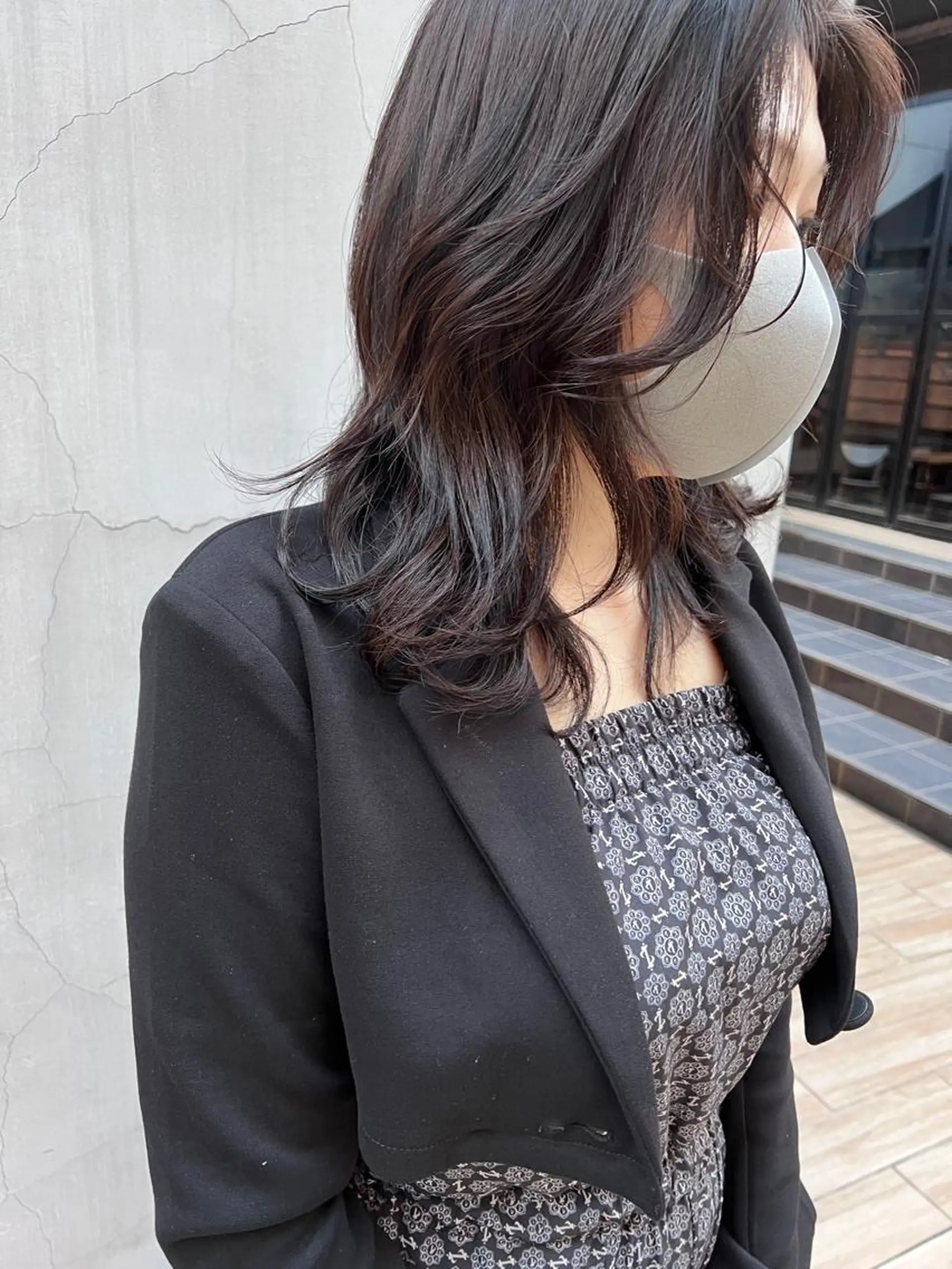 ミディアム カット ally hairsalon所属・Emi .のヘアスタイル