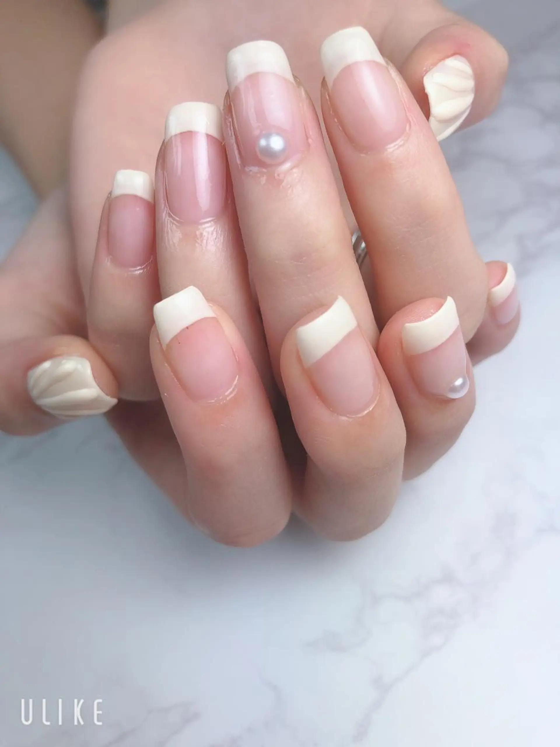 ネイル フレンチネイル Nailsalon Luanaのネイルデザイン