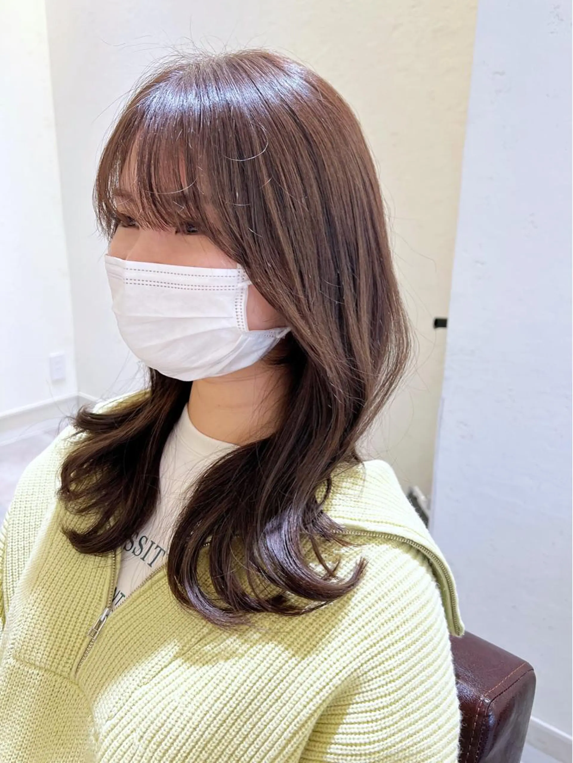 セミロング カラー カット ヘアカラー 韓国ヘア×髪質改善 /yoshikaのヘアスタイル