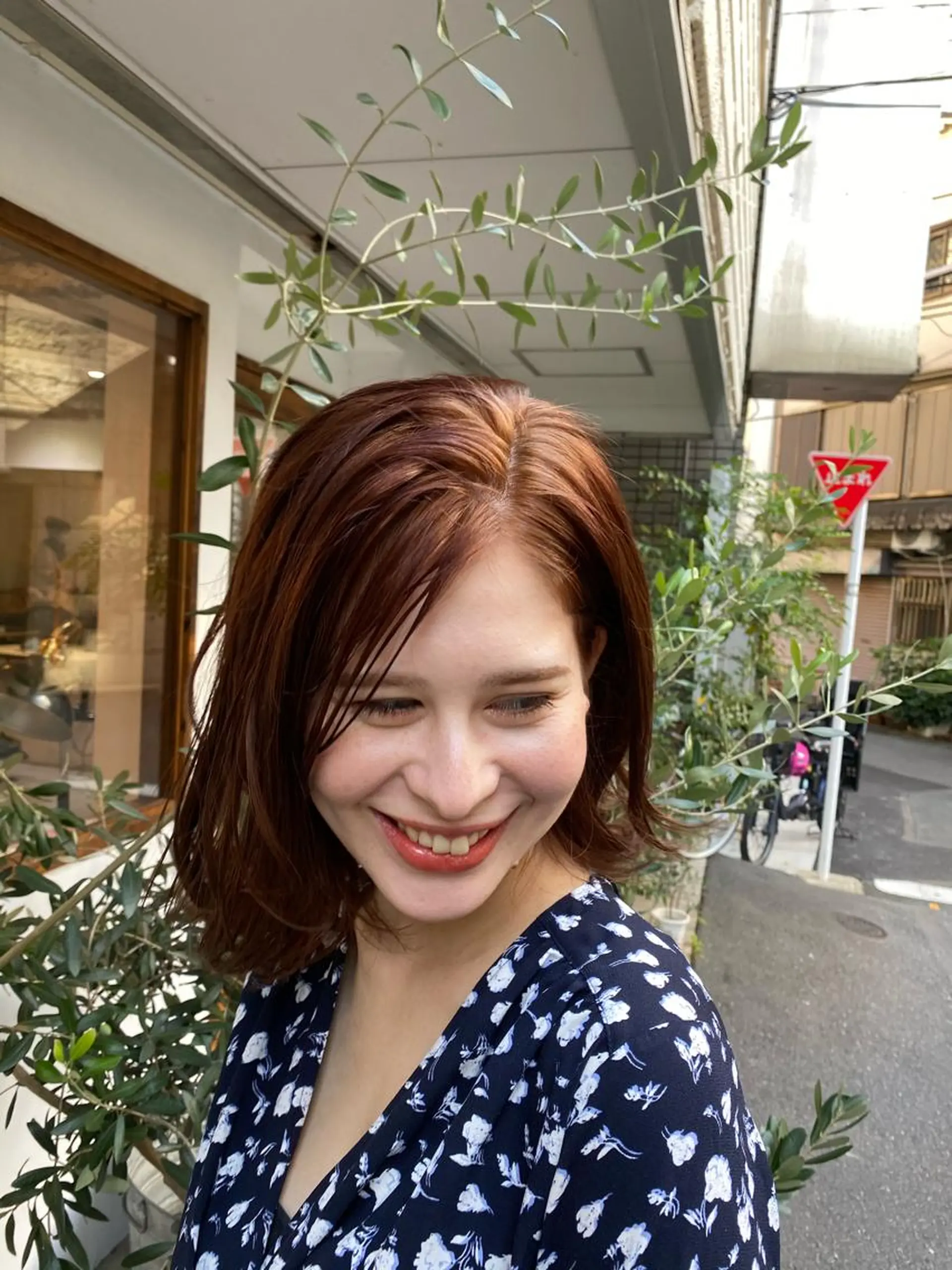 ロング カラー ブラウンカラー ヘアカラー WAWA 高円寺 祥一朗のヘアスタイル