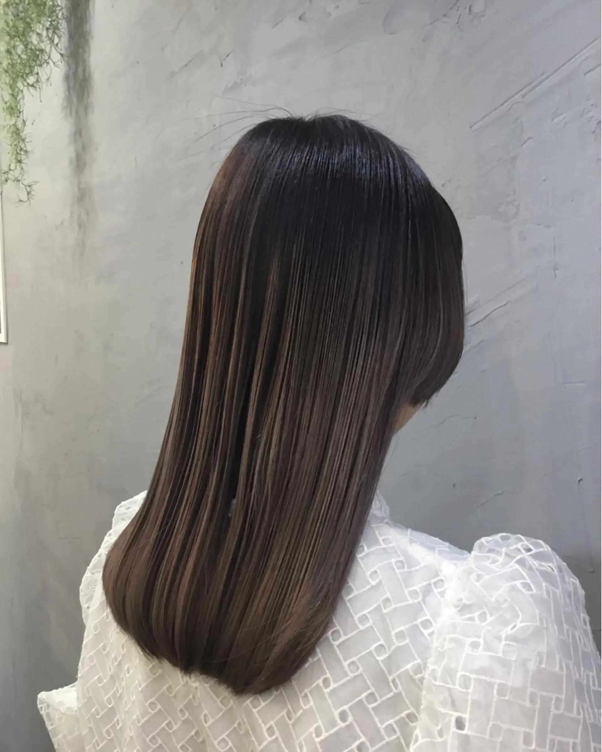 セミロング カラー トリートメント 長井 美佳のヘアスタイル