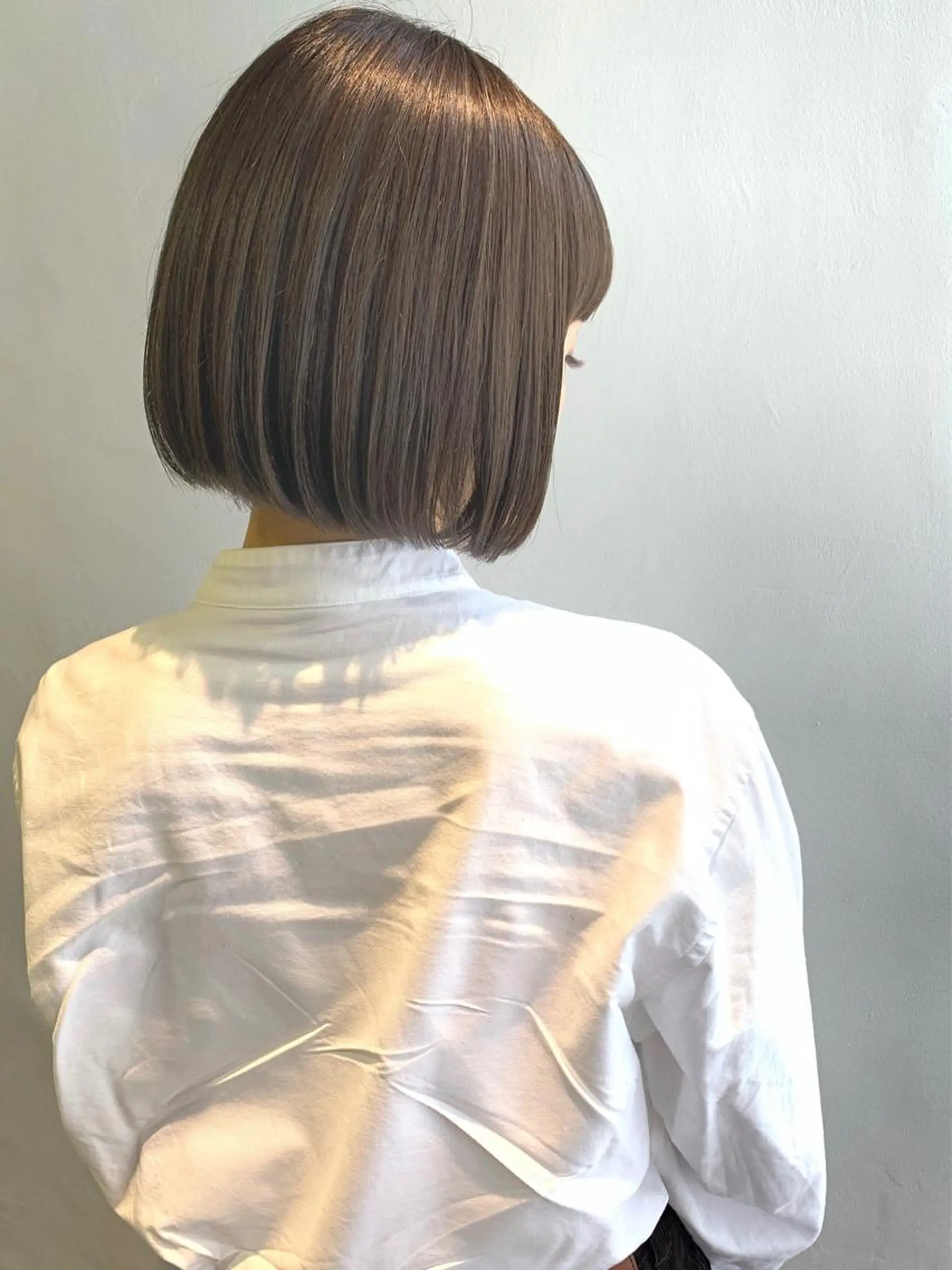 ショート カラー グレージュ ボブ ヘアカラー トリートメント nuu所属・是非可愛くさせて ください🩷sakiのヘアスタイル