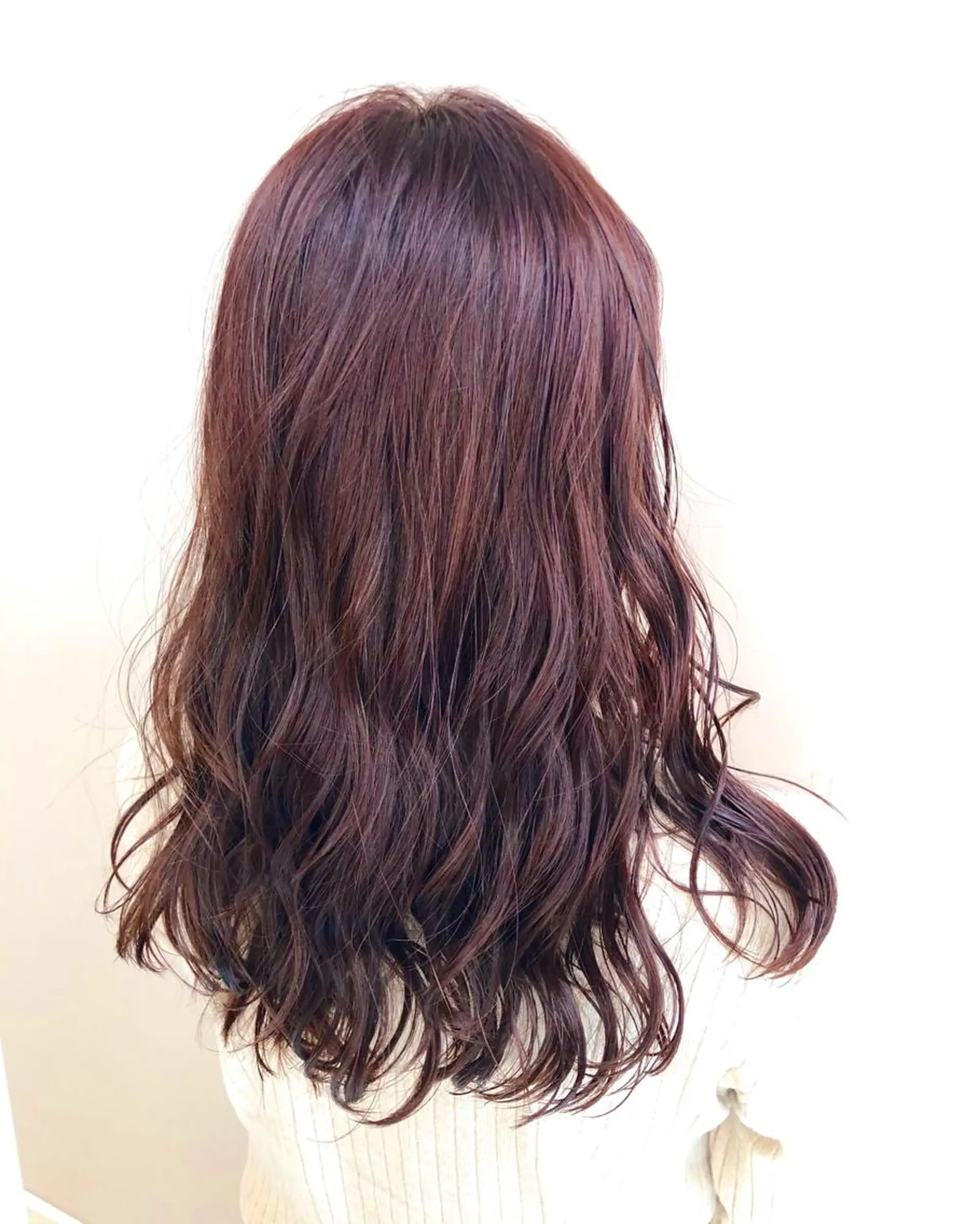 ロング カラー ブリーチ ブリーチなしカラー ピンクカラー 透明感カラー✨ツヤ髪 廣畑昌志のヘアスタイル