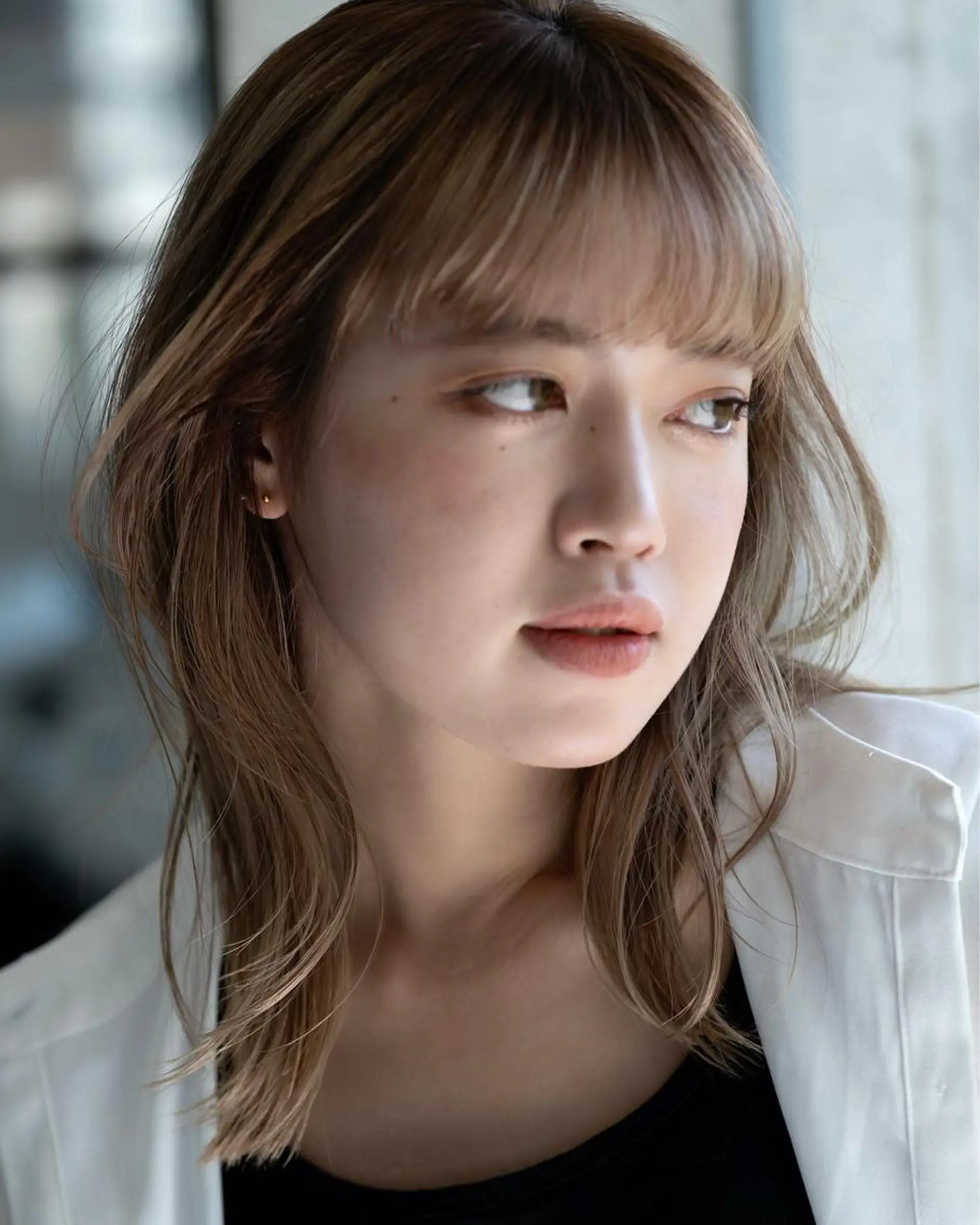 ミディアム カラー 🎀ハイトーン/レイ ヤー/Reina🎀のヘアスタイル