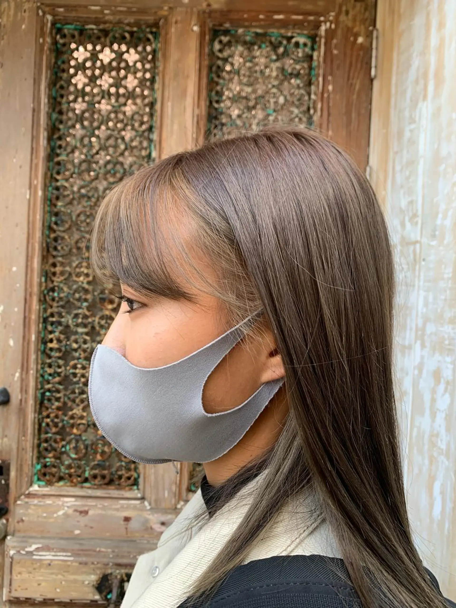 セミロング カラー ヘアアレンジ ヘアカラー トリートメント Sia中野新橋 『JUNYA』のヘアスタイル