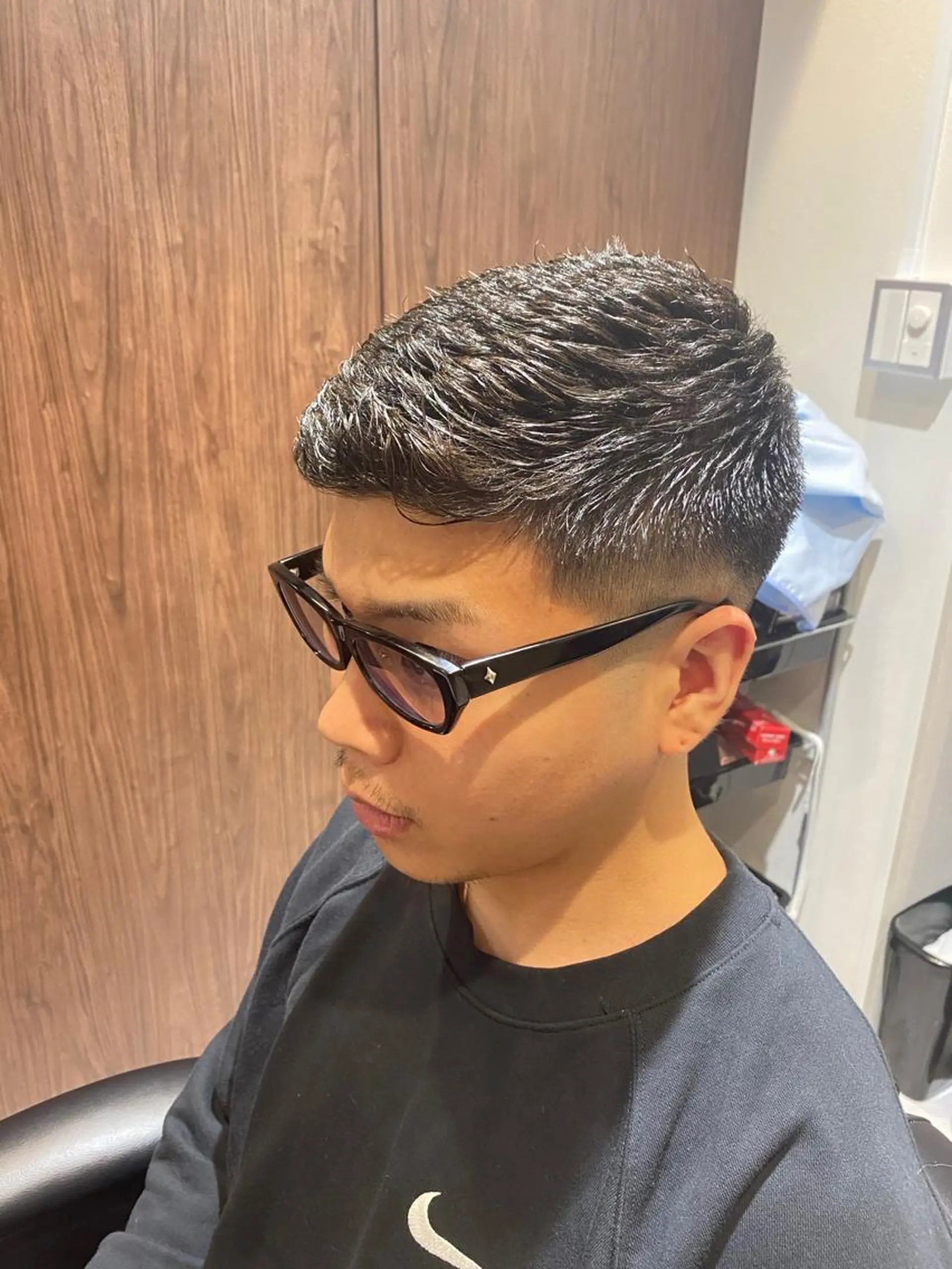 ショート パーマ カット barber KAZU所属・小野 大輔のヘアスタイル