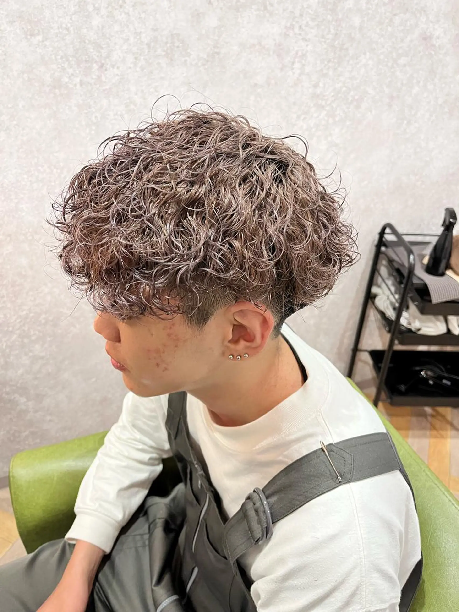 カラー パーマ メンズ メンズブリーチ ブリーチ カット パーマ Labimani   ラビマーニ所属・西林麗雄7月枠 まだあります！のヘアスタイル