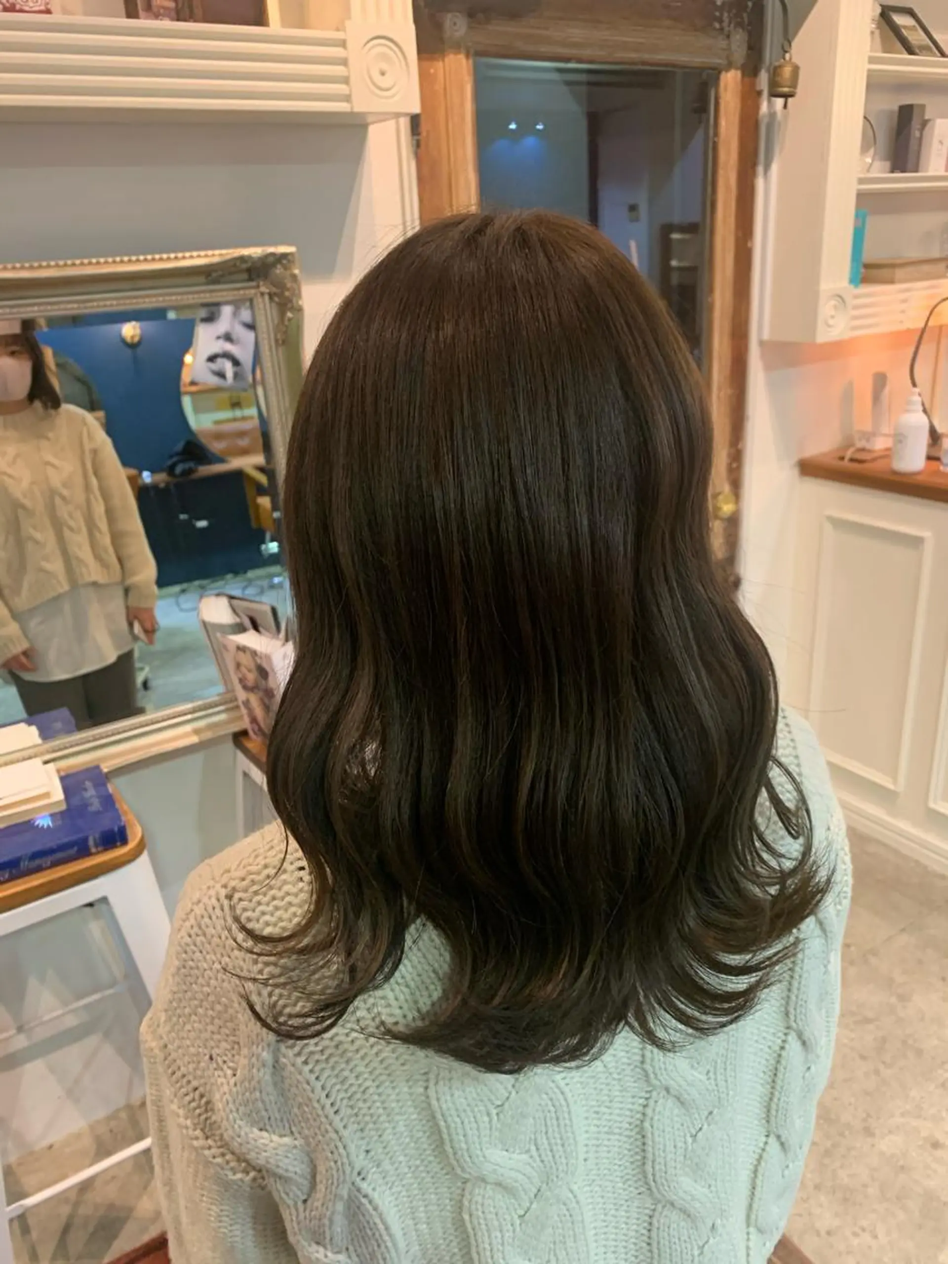 ミディアム カット ヘアカラー トリートメント ヘッドスパ ヘアセット 大宮/山口 竣也のヘアスタイル