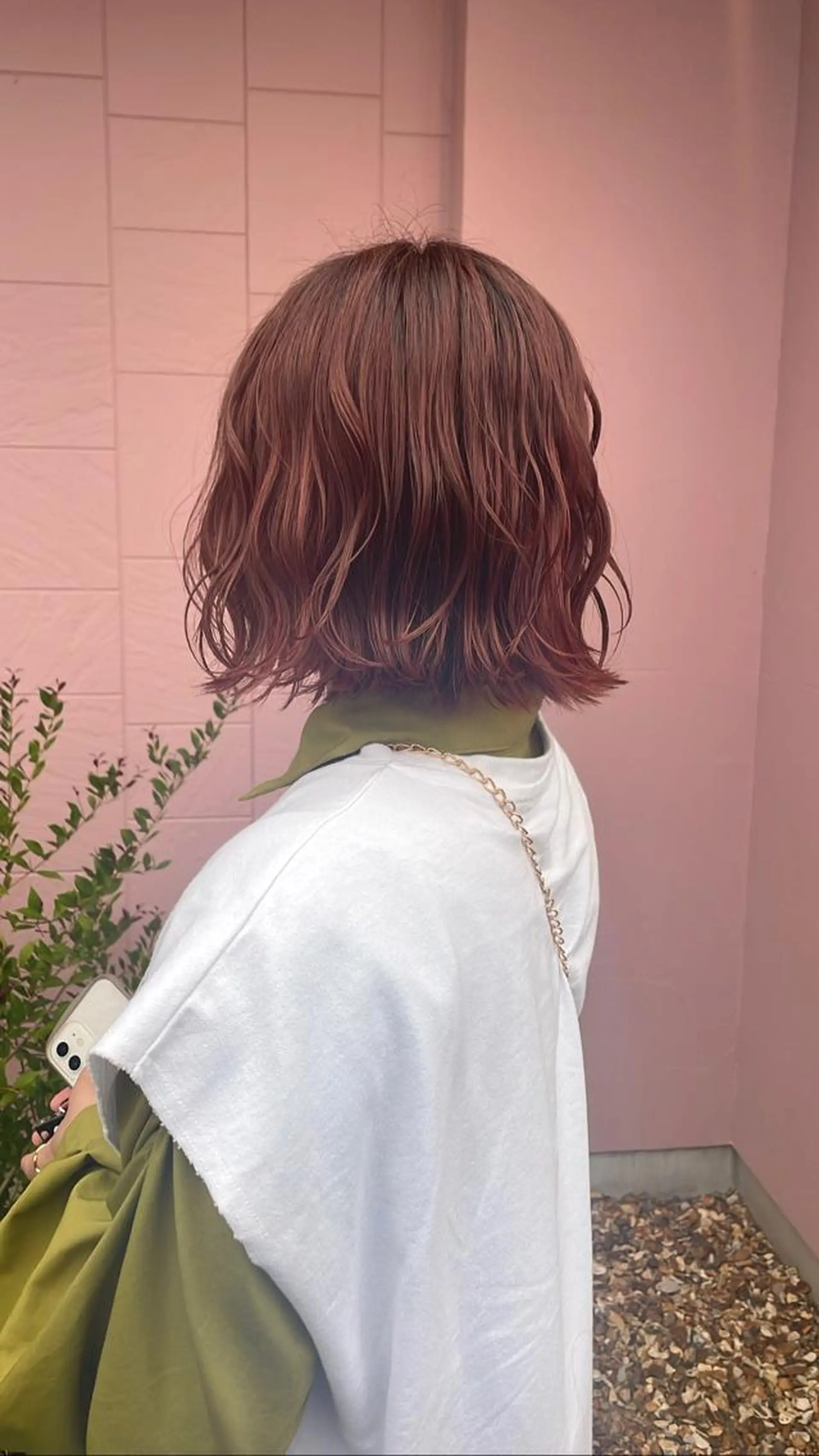 カラー ベージュ/透明感/ 桃子のヘアスタイル