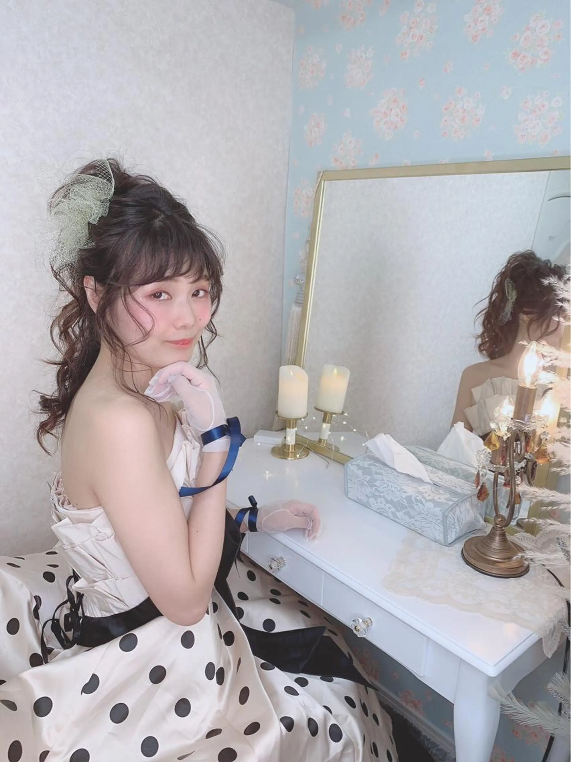 セミロング ヘアアレンジ Achieve 三ノ宮のヘアスタイル