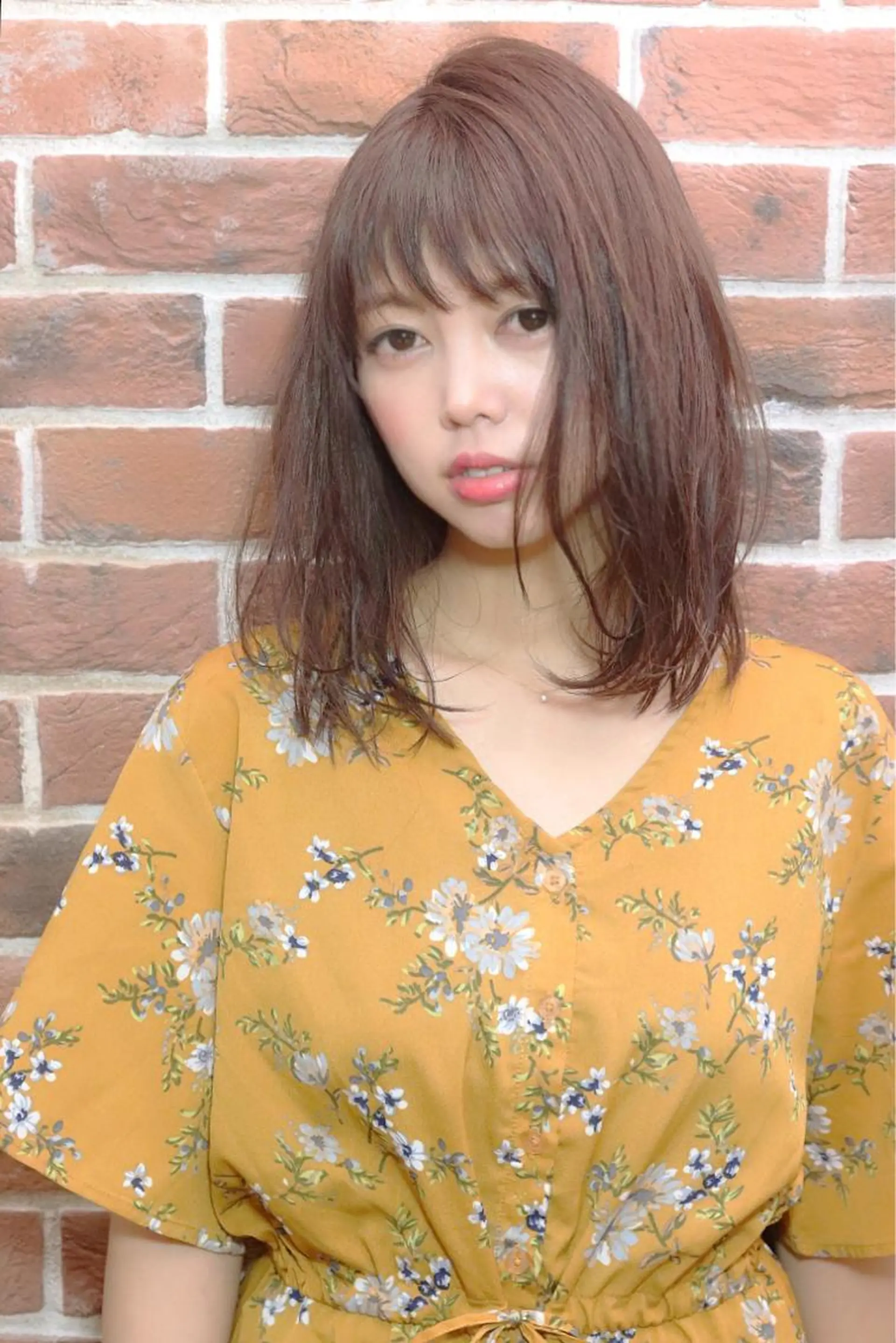 ミディアム カラー パーマ ヘアアレンジ 🤲ヘッドスパ🤲 たにぐち✂️あつしのヘアスタイル