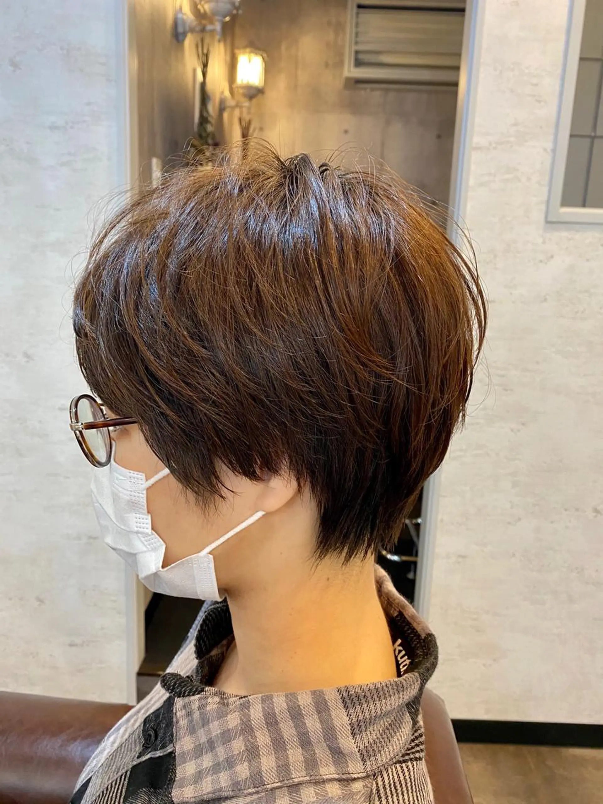ショート カット ヘアカラー トリートメント エリュ所属・⭐️ショート⭐️美髪 矯正⭐️水口陸のヘアスタイル