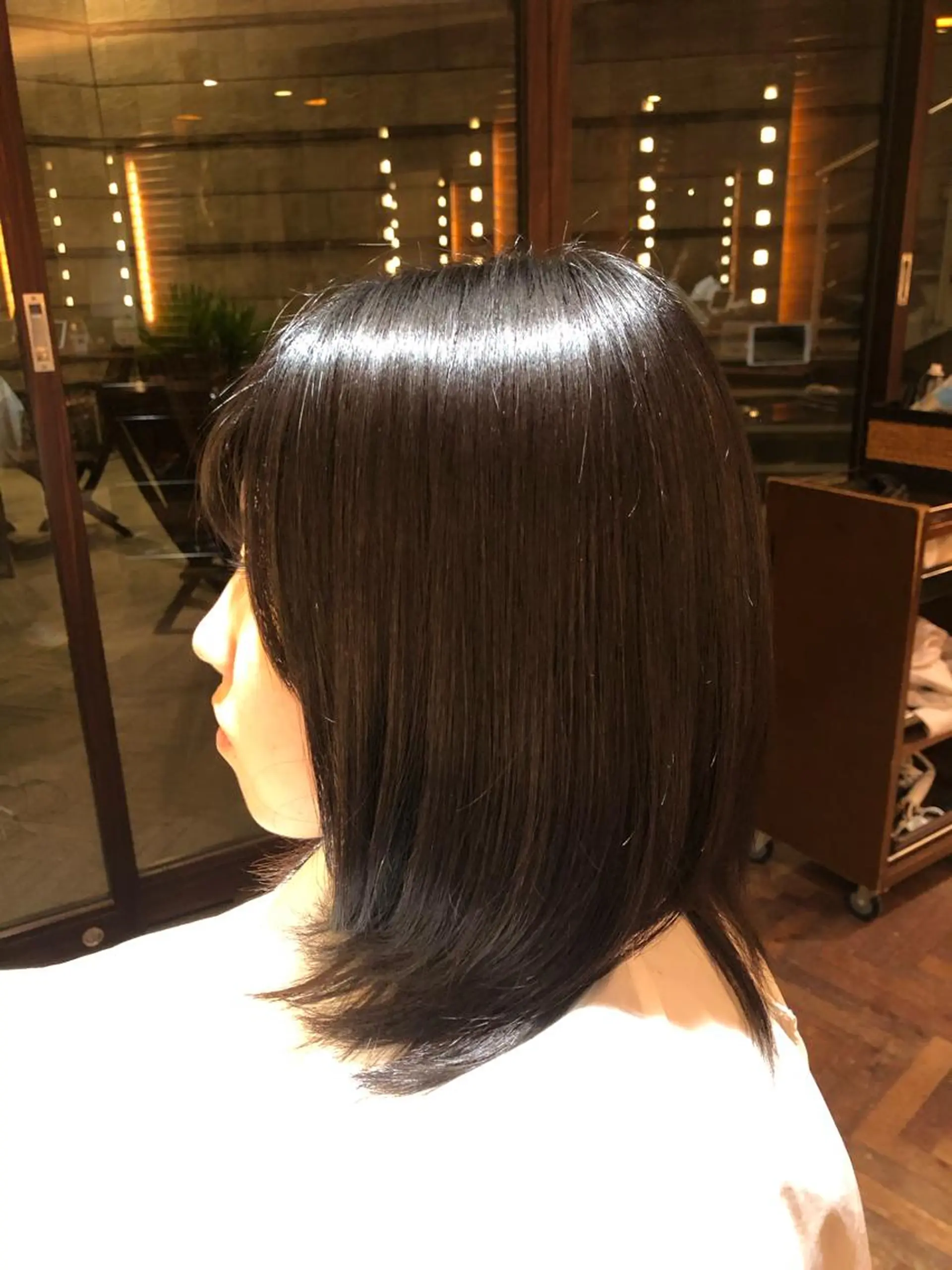 ミディアム パーマ 酸性ストレート ストレートパーマ stylist YUTOのヘアスタイル