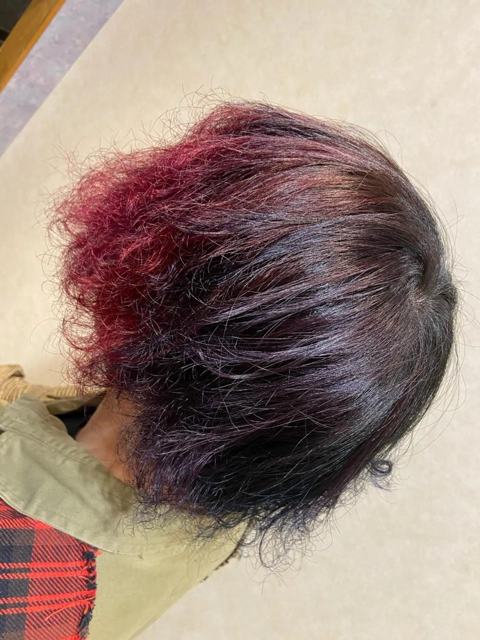 カラー ピンクカラー 中嶋 ナカジマのヘアスタイル