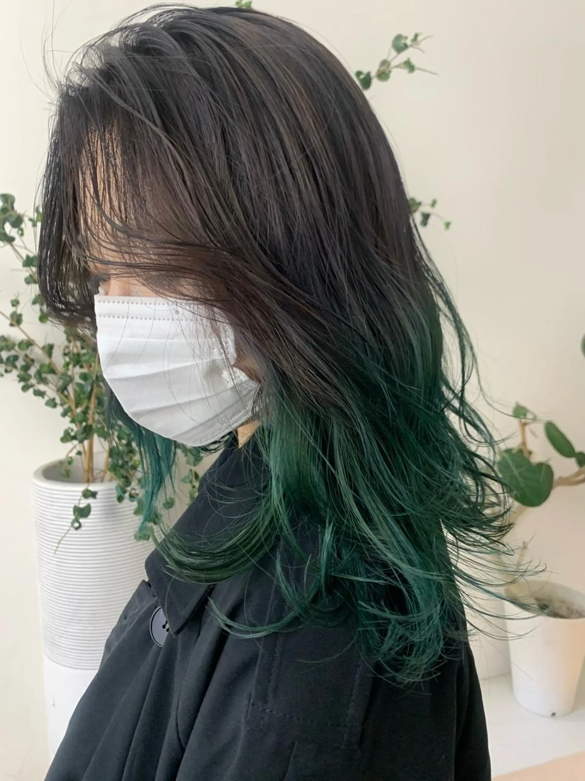 ミディアム カラー ヘアカラー 【淡色color/ nail】maikoのネイルデザイン