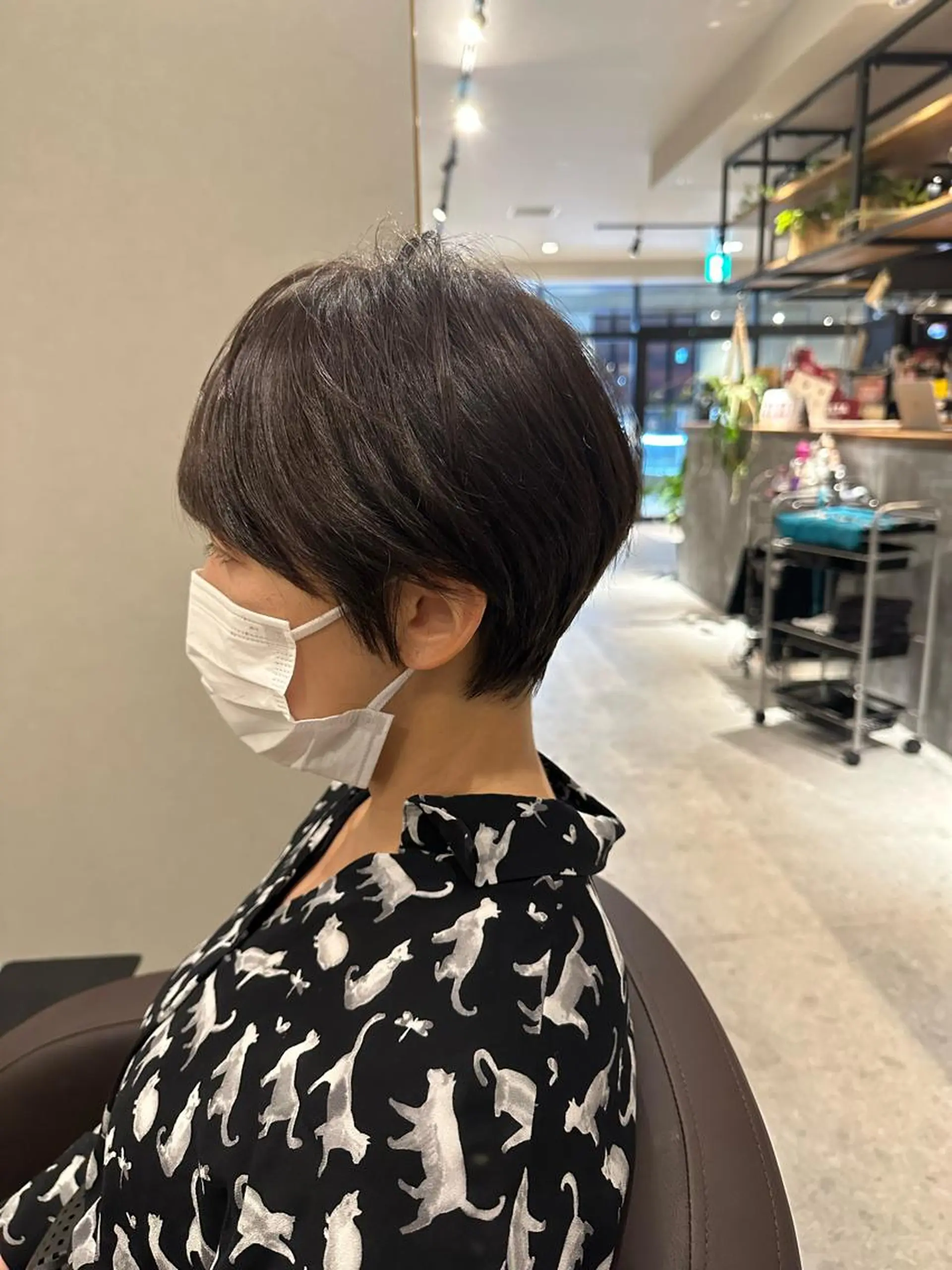 ショート ショートボブ ボブ くびれヘア ショートヘア カット ヘアカラー トリートメント Forest. -髪質改善-のヘアスタイル