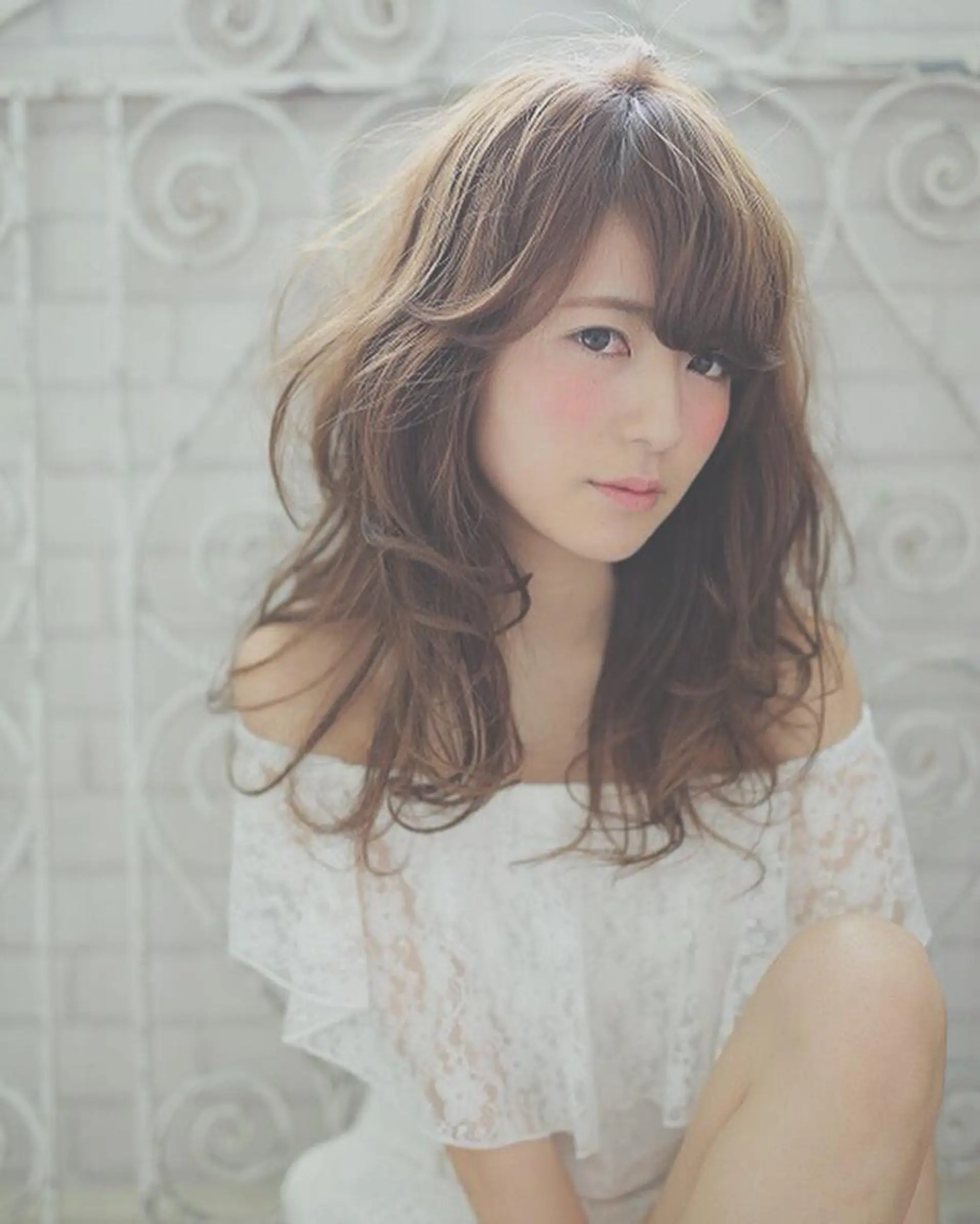 セミロング エクステ ✨艶感/透け感✨Sherry所属・艶髪/ハイトーン Sherryのヘアスタイル