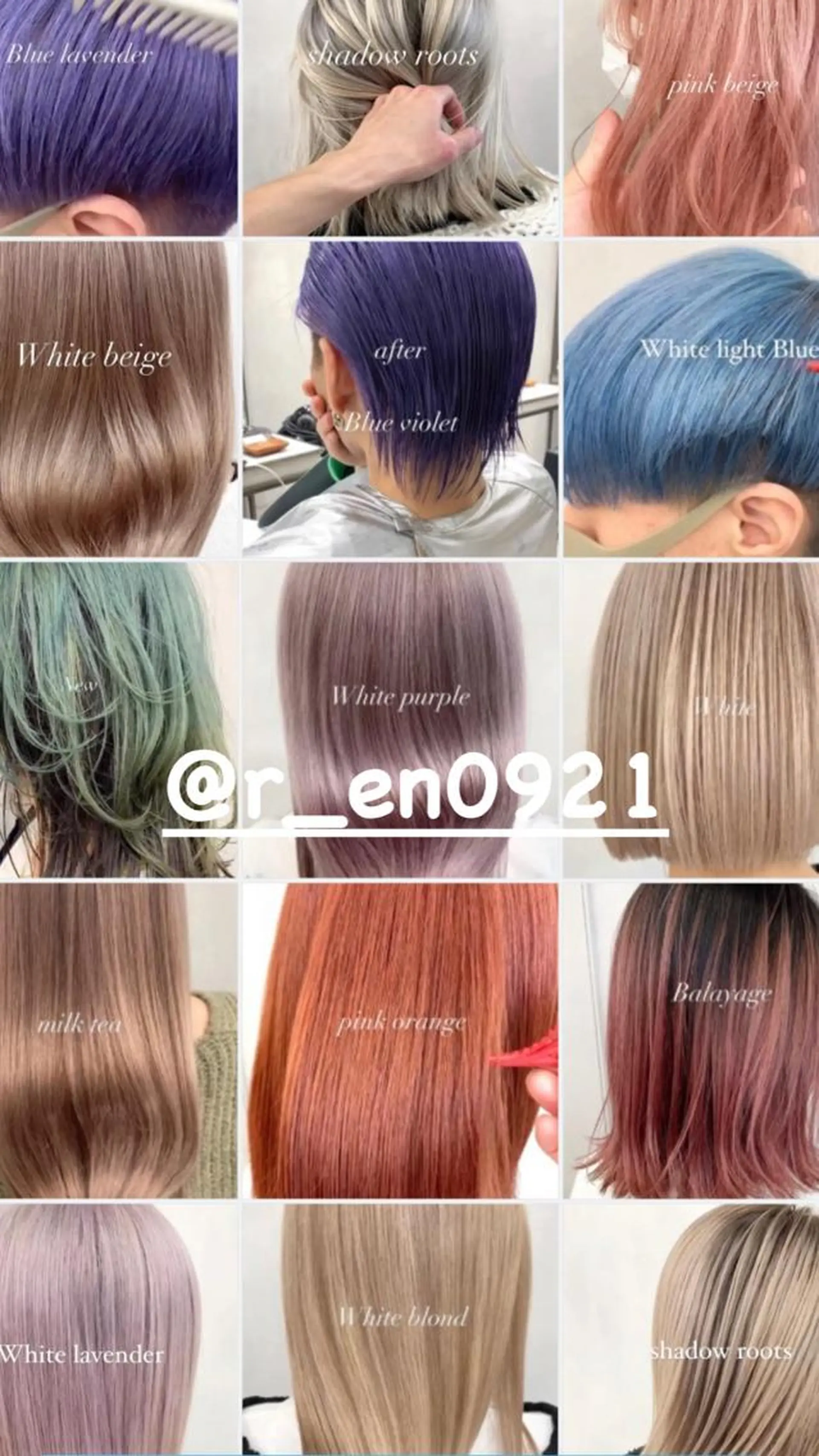 ミディアム カラー ヘアカラー ハイトーン特化サロン 代表　中谷蓮のヘアスタイル