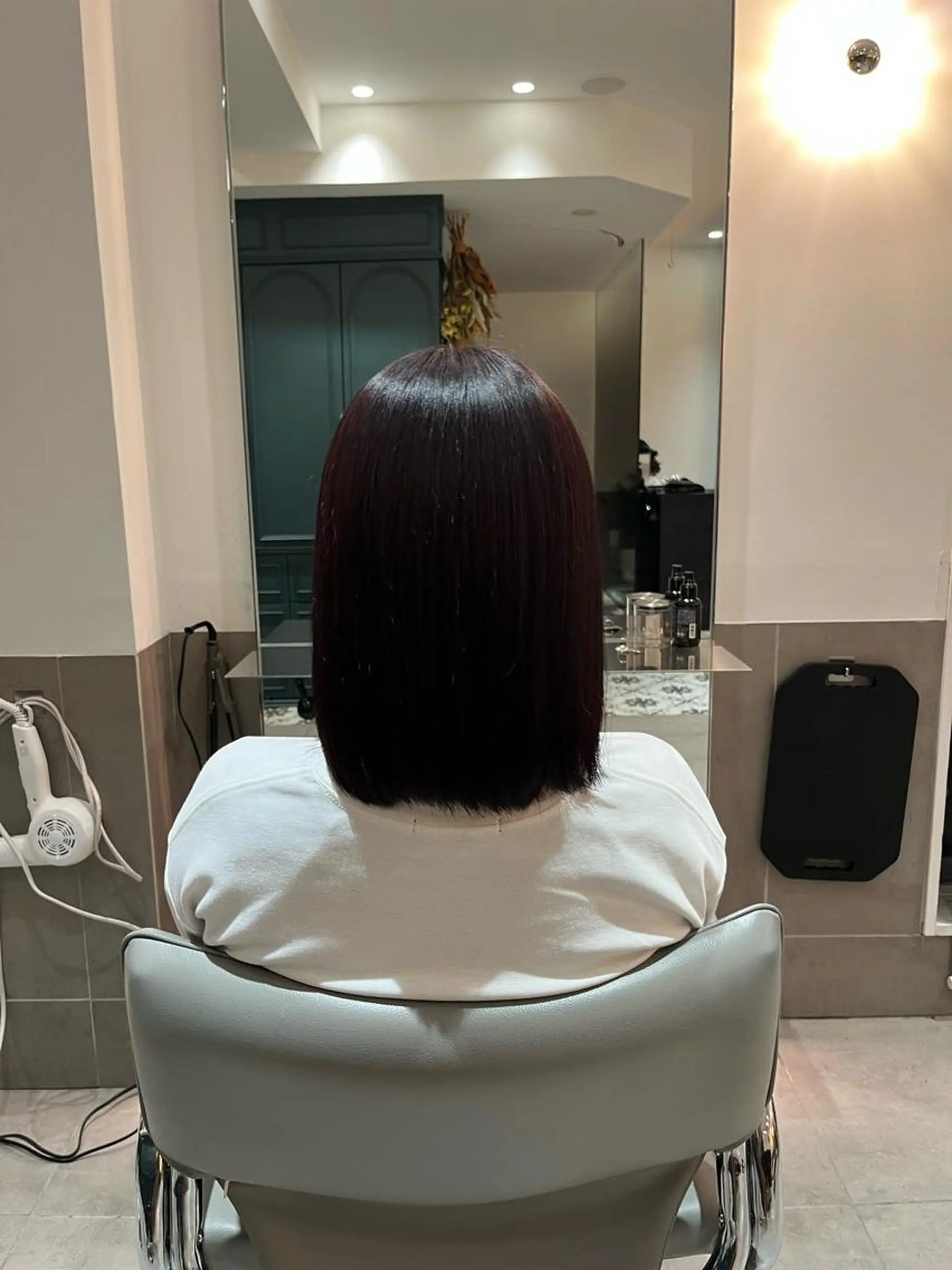 ミディアム カット ヘアカラー トリートメント ヘアセット 🍊暖色カラー🍊 sakuraのヘアスタイル