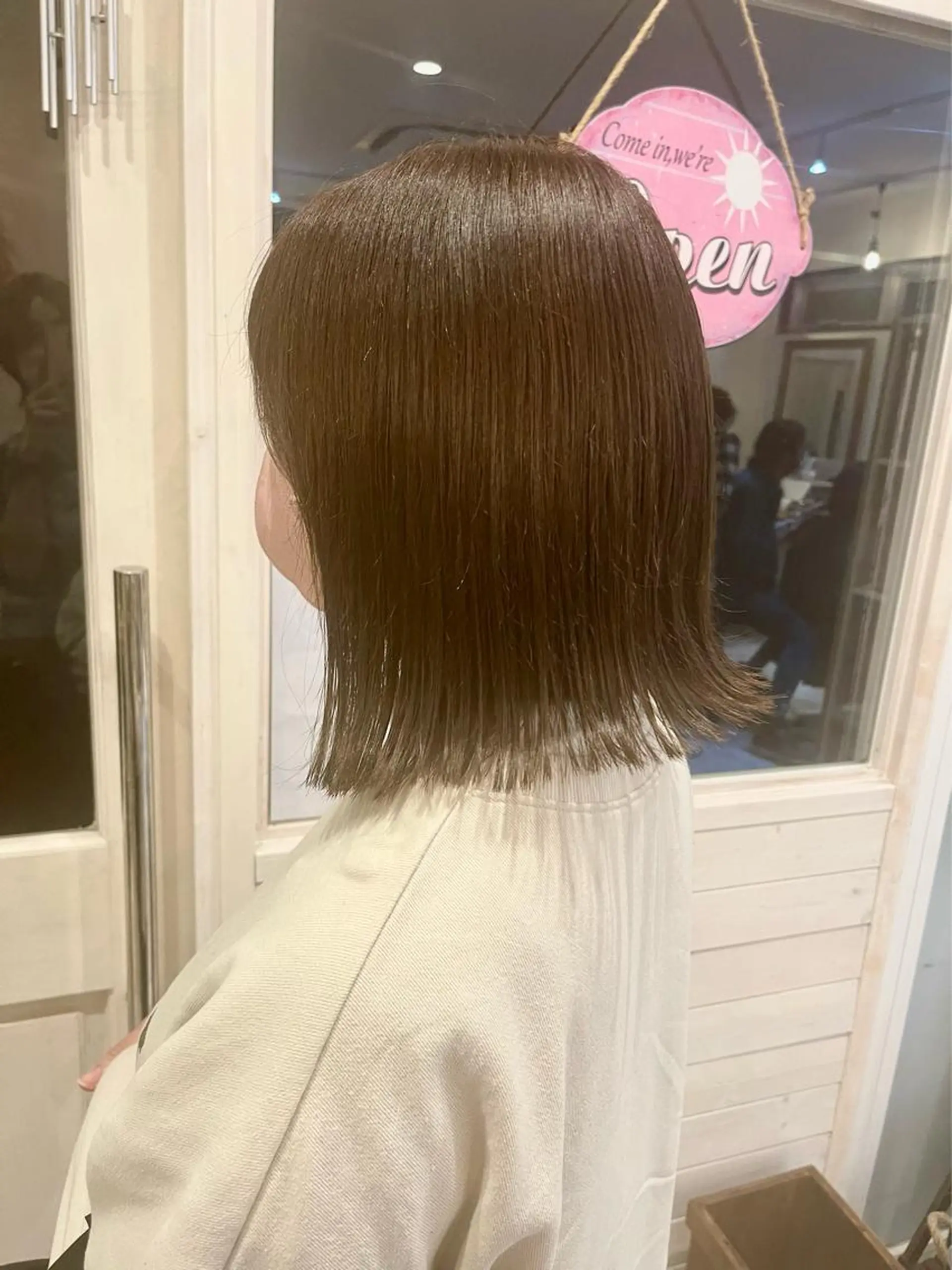 ミディアム カット ヘアカラー トリートメント 🍭透明感カラー 志賀拓海🍬🌈のヘアスタイル