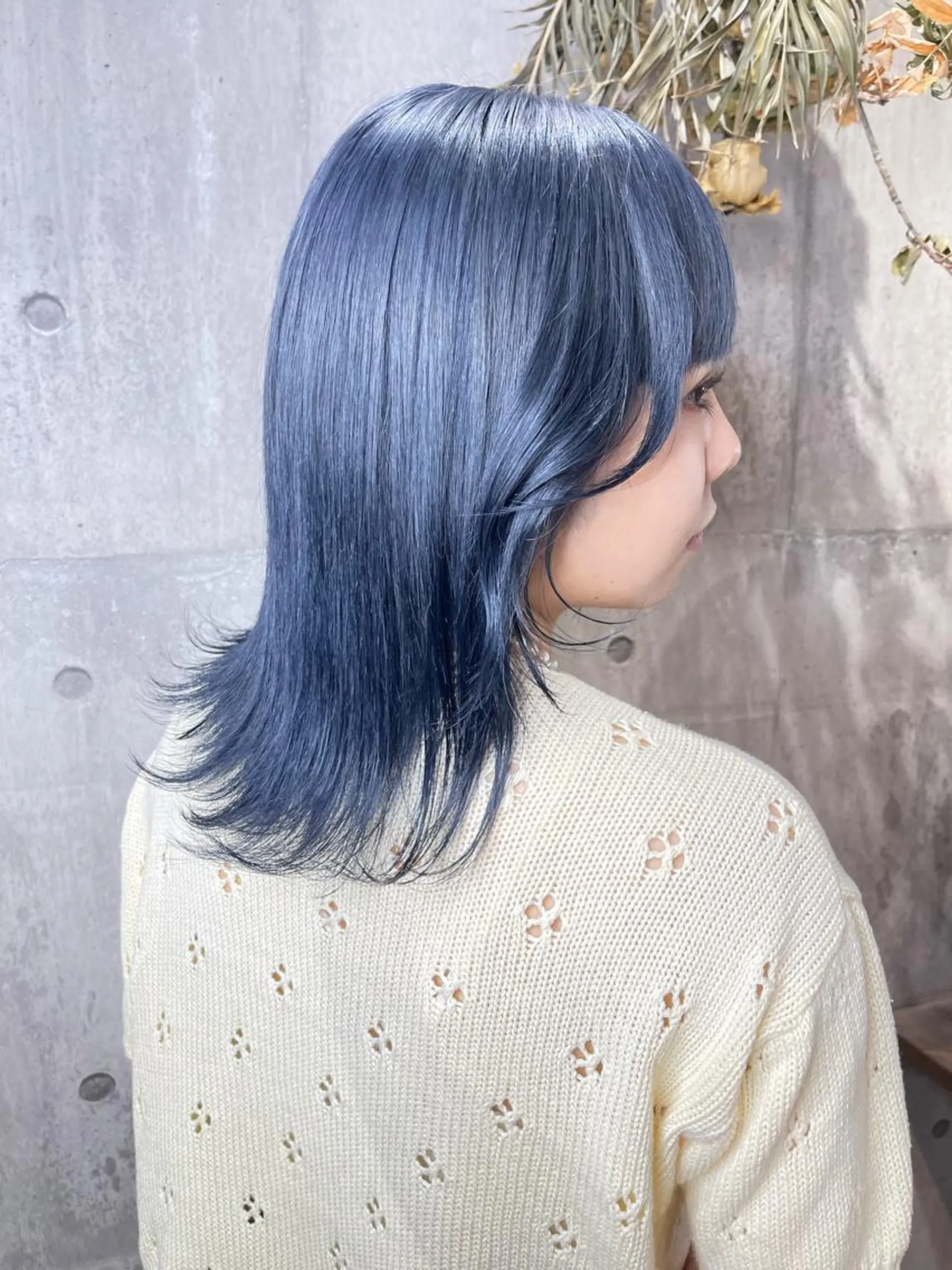 カラー ブルーカラー シルバー 髪質改善 カット ヘアカラー 名古屋のピンク好き かずくん🦩のヘアスタイル
