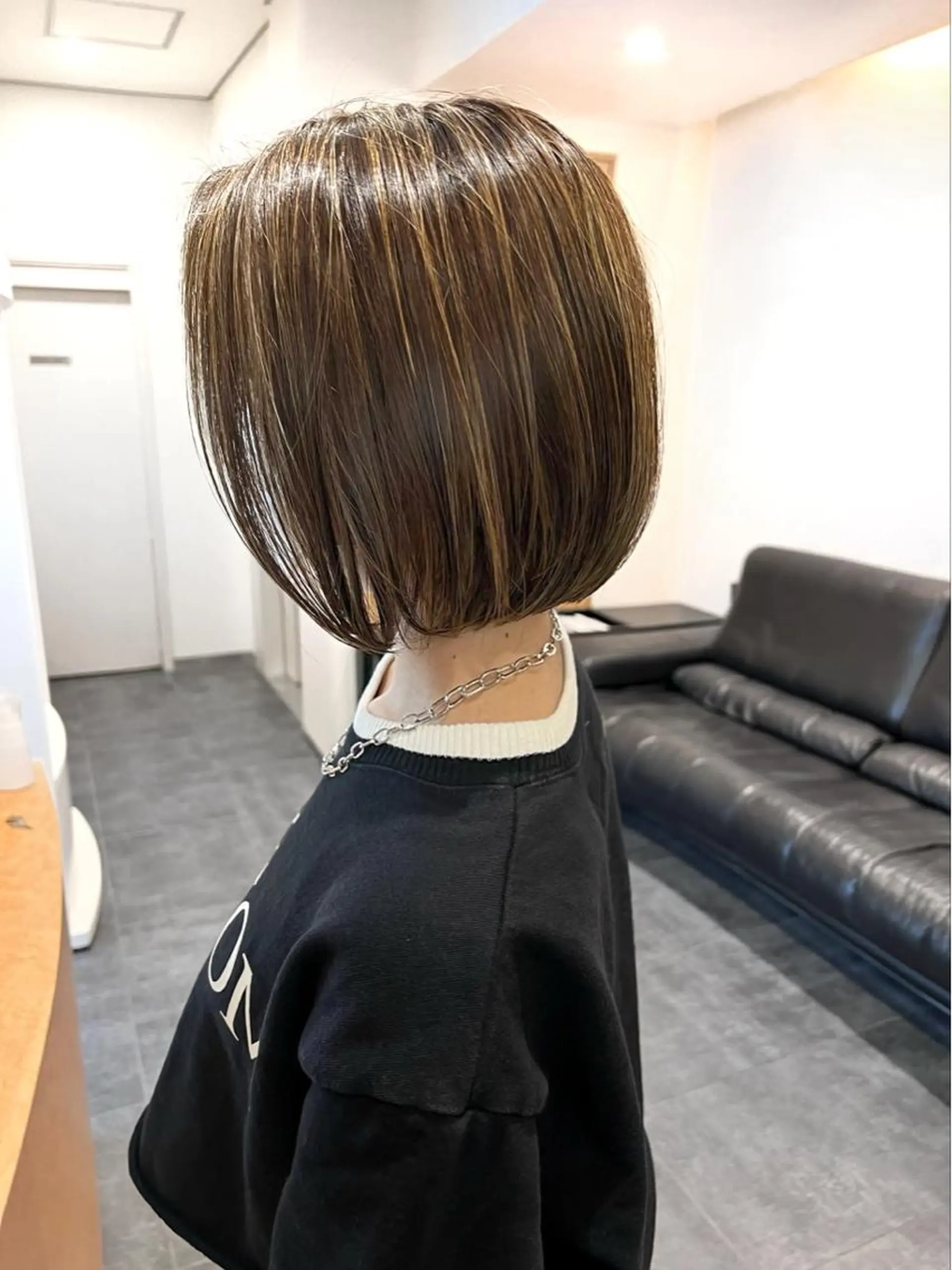 ショート カラー ハイライトカラー ハイライト STEP所属・STEP HIDEのヘアスタイル