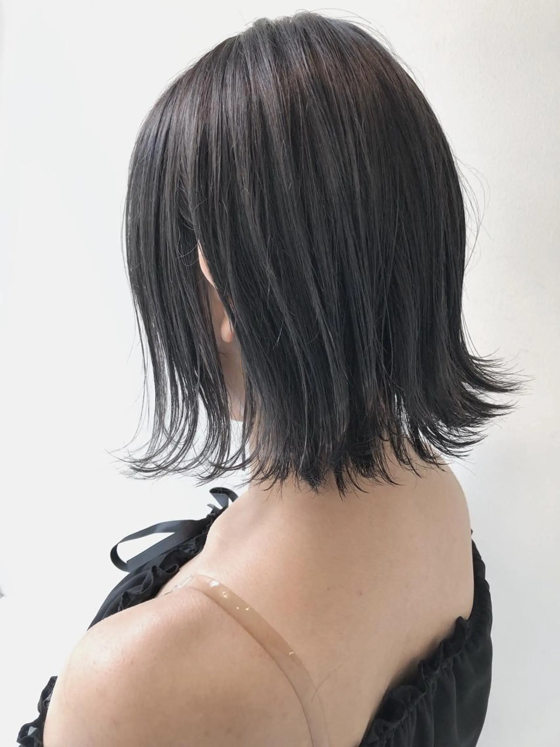 ショート カラー パーマ ヘアアレンジ グレージュ アイスグレージュ Mira by greenのヘアスタイル