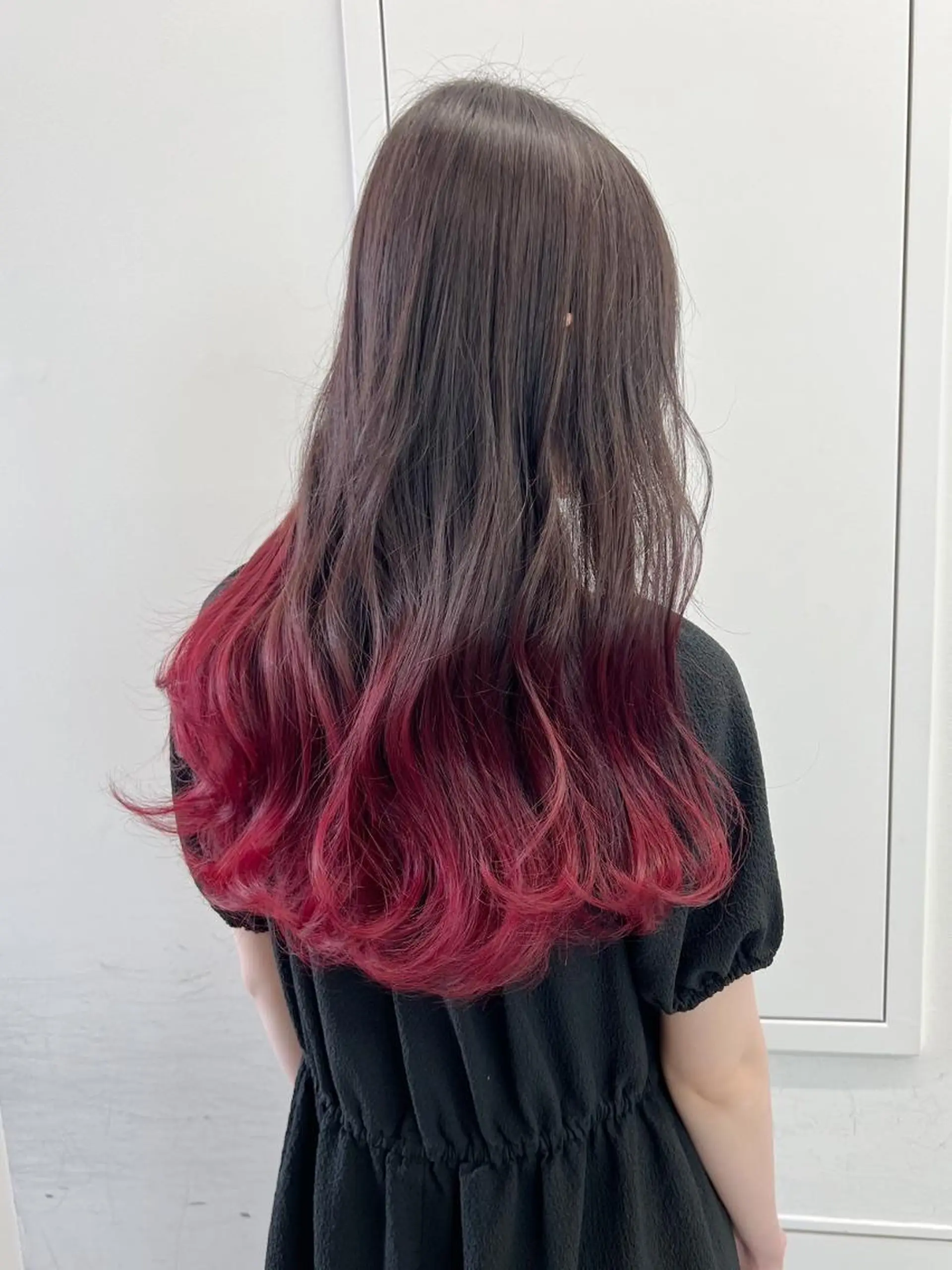 ロング カラー アディクシーカラー アッシュ ブルーカラー ダークアッシュ グレージュ 【公式】amble luxe池袋東口💛のヘアスタイル