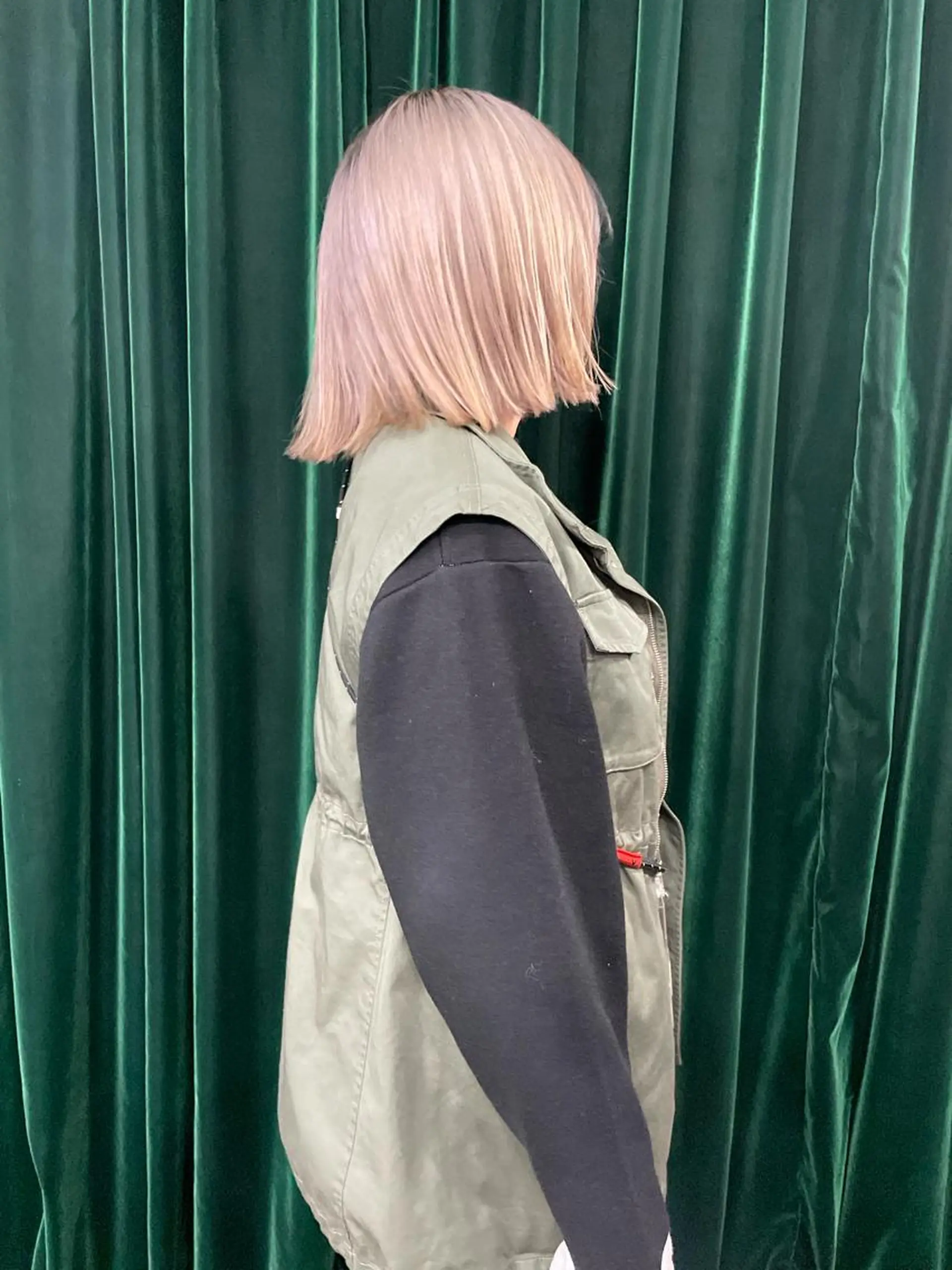 ミディアム カット ヘアカラー トリートメント vivre libre所属・vivre libreのヘアスタイル