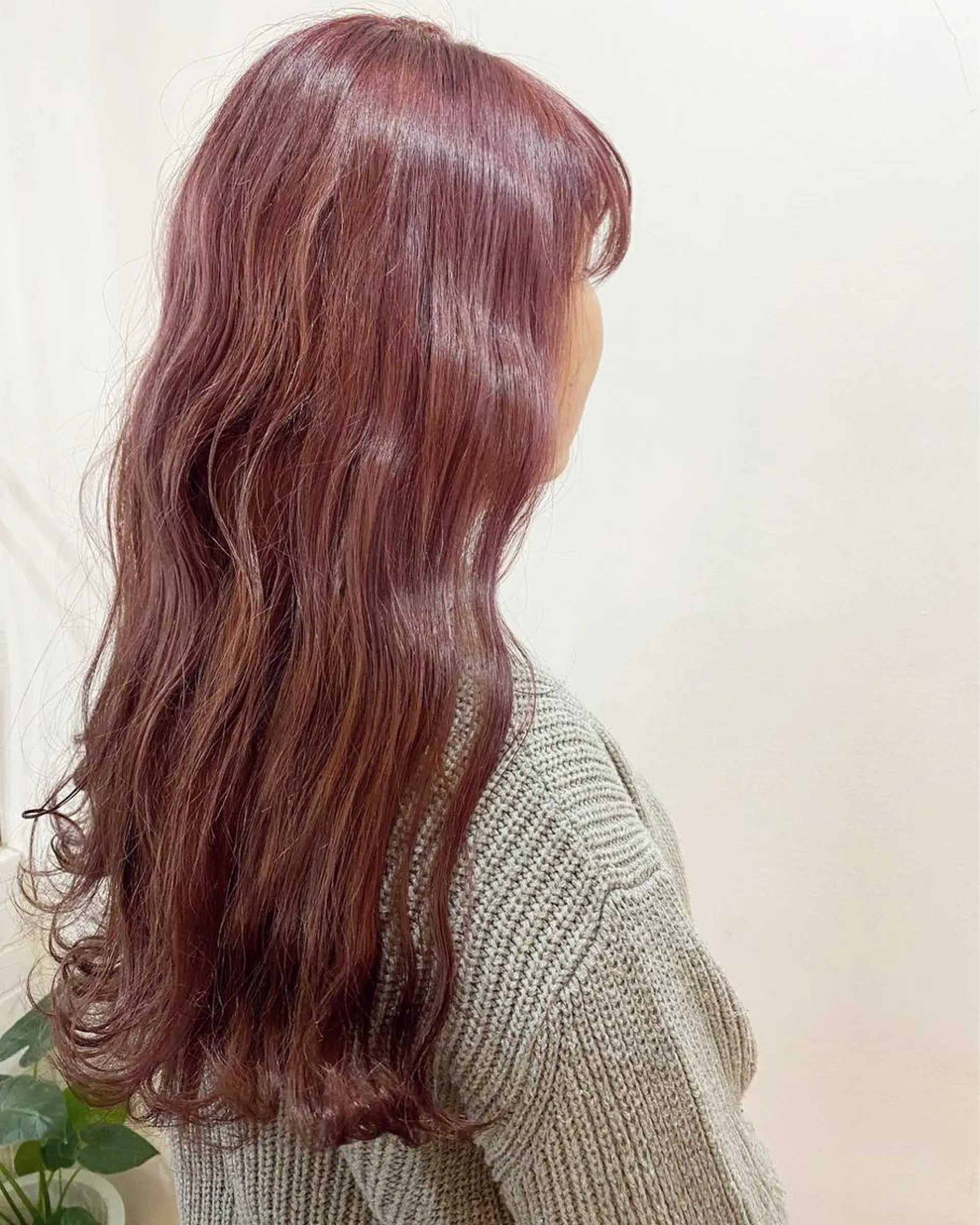カラー ピンクカラー ヘアカラー フラム所属・WATANABE MISAKIのヘアスタイル