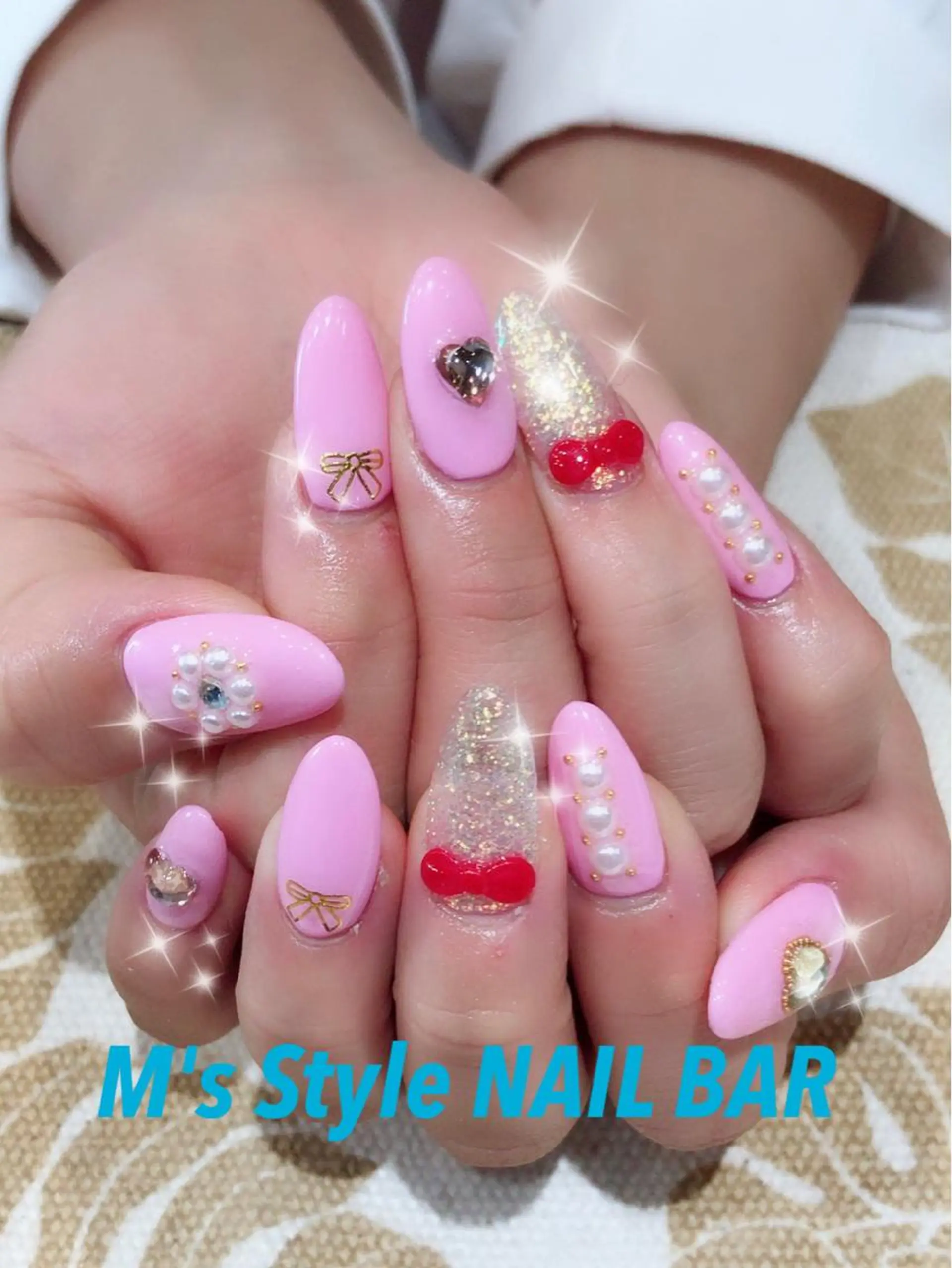 ネイル 持ち込み リボン ハンドネイル M's Style NAIL BARのエステ・リラクイメージ