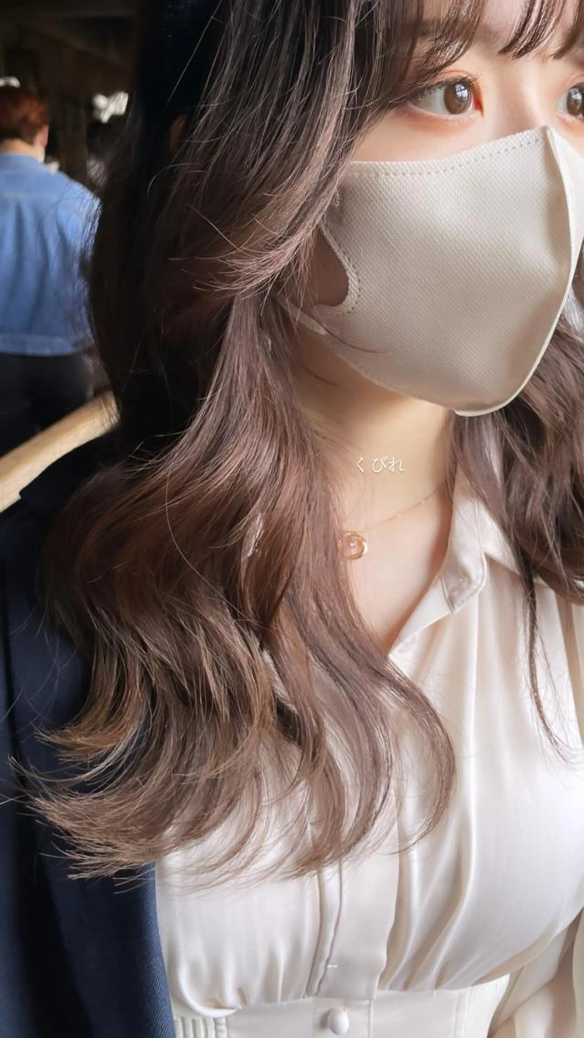 セミロング くびれショート/パー マ/🐬永井瑠栞🐬のヘアスタイル