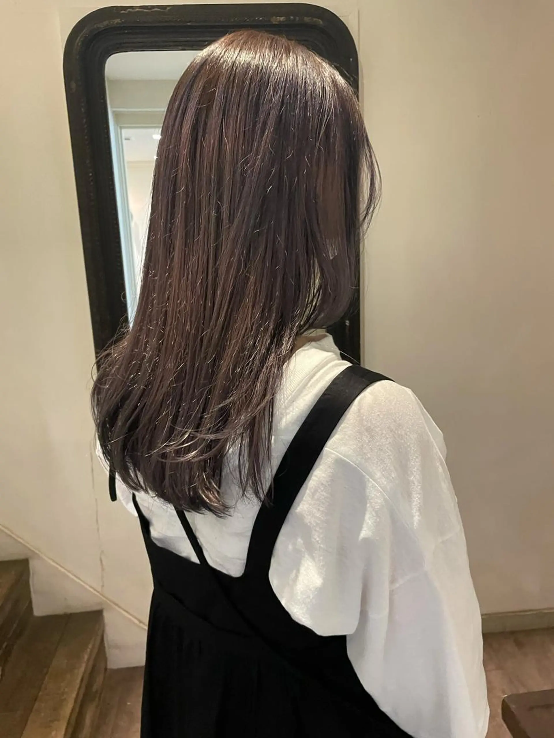 セミロング カラー classic 新横浜所属・大人girly🛋️ 🤍yukakoのヘアスタイル