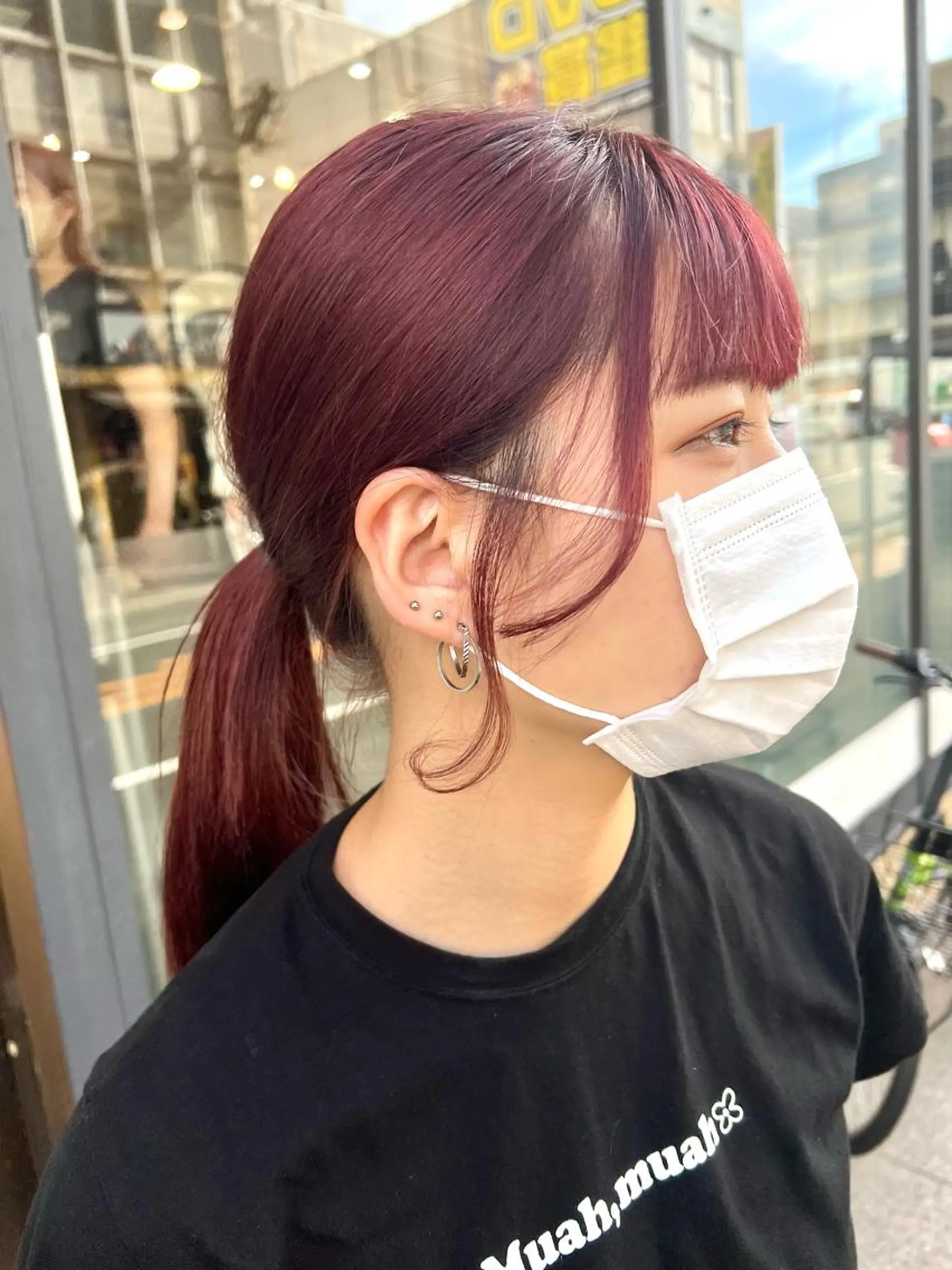 ミディアム カット ヘアカラー brick masayaのヘアスタイル