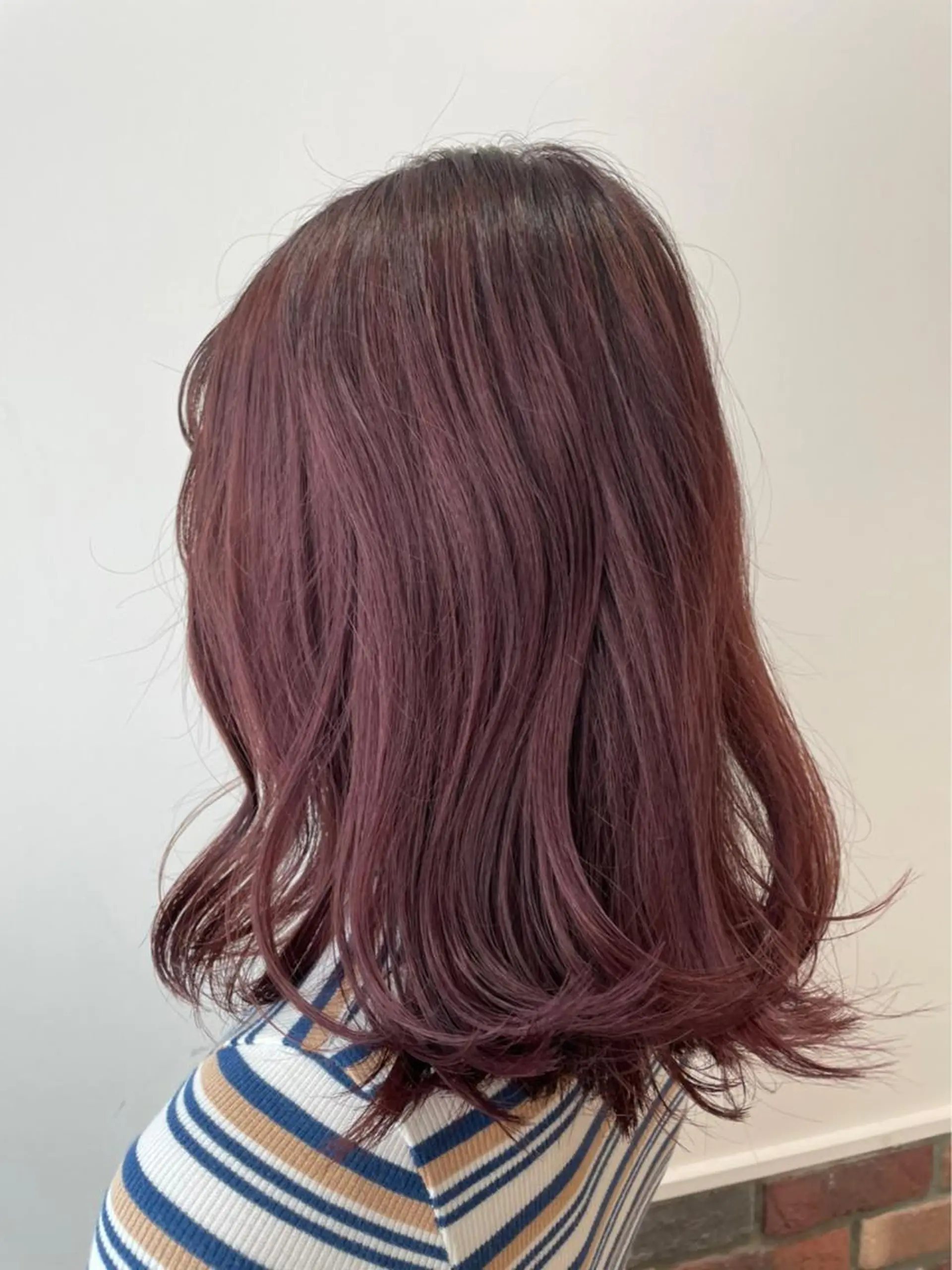 セミロング ヘアカラー 棚橋 光海のヘアスタイル