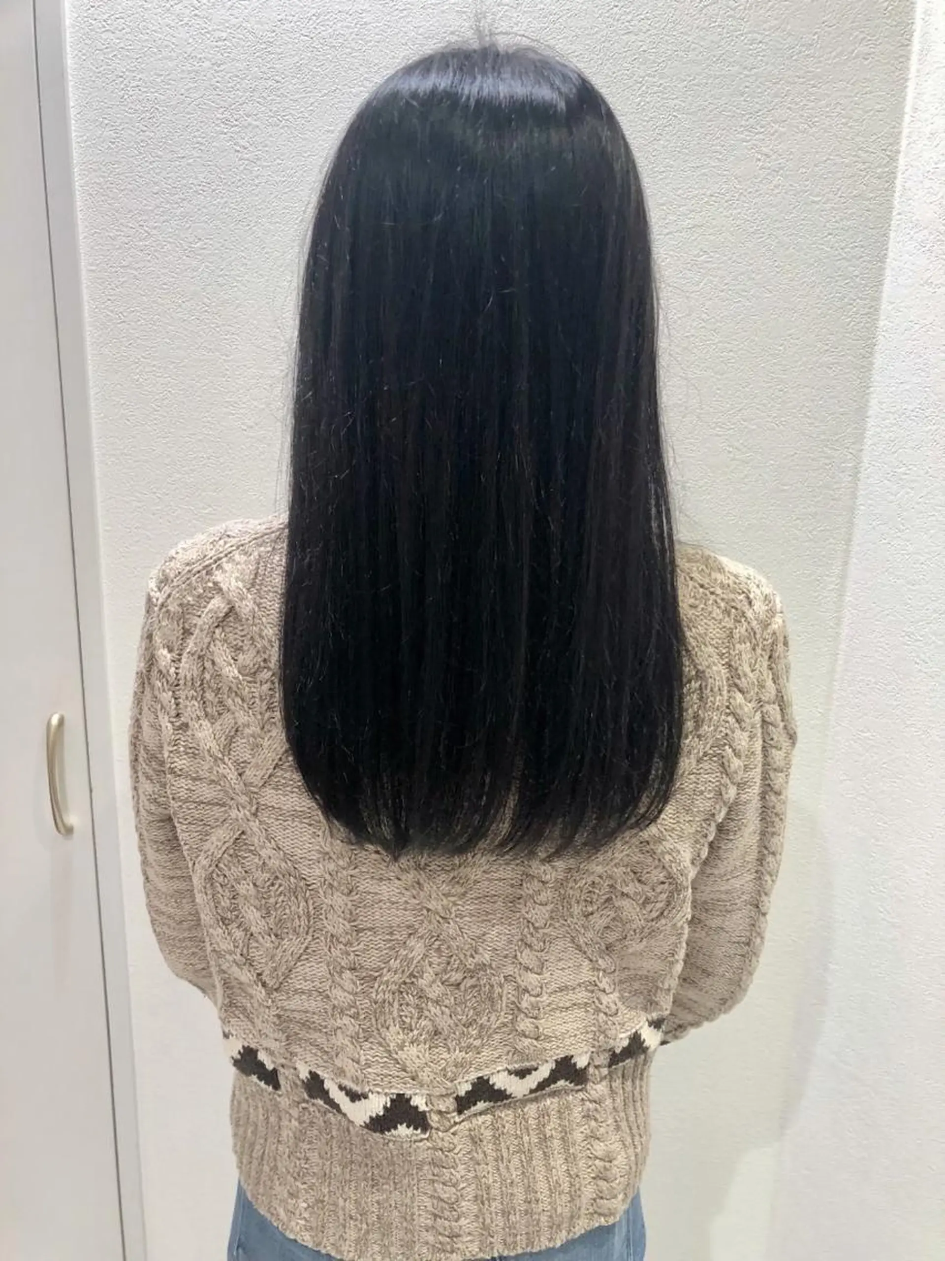 ロング カット 縮毛矯正 カット✂︎カラー堀切 美里のヘアスタイル