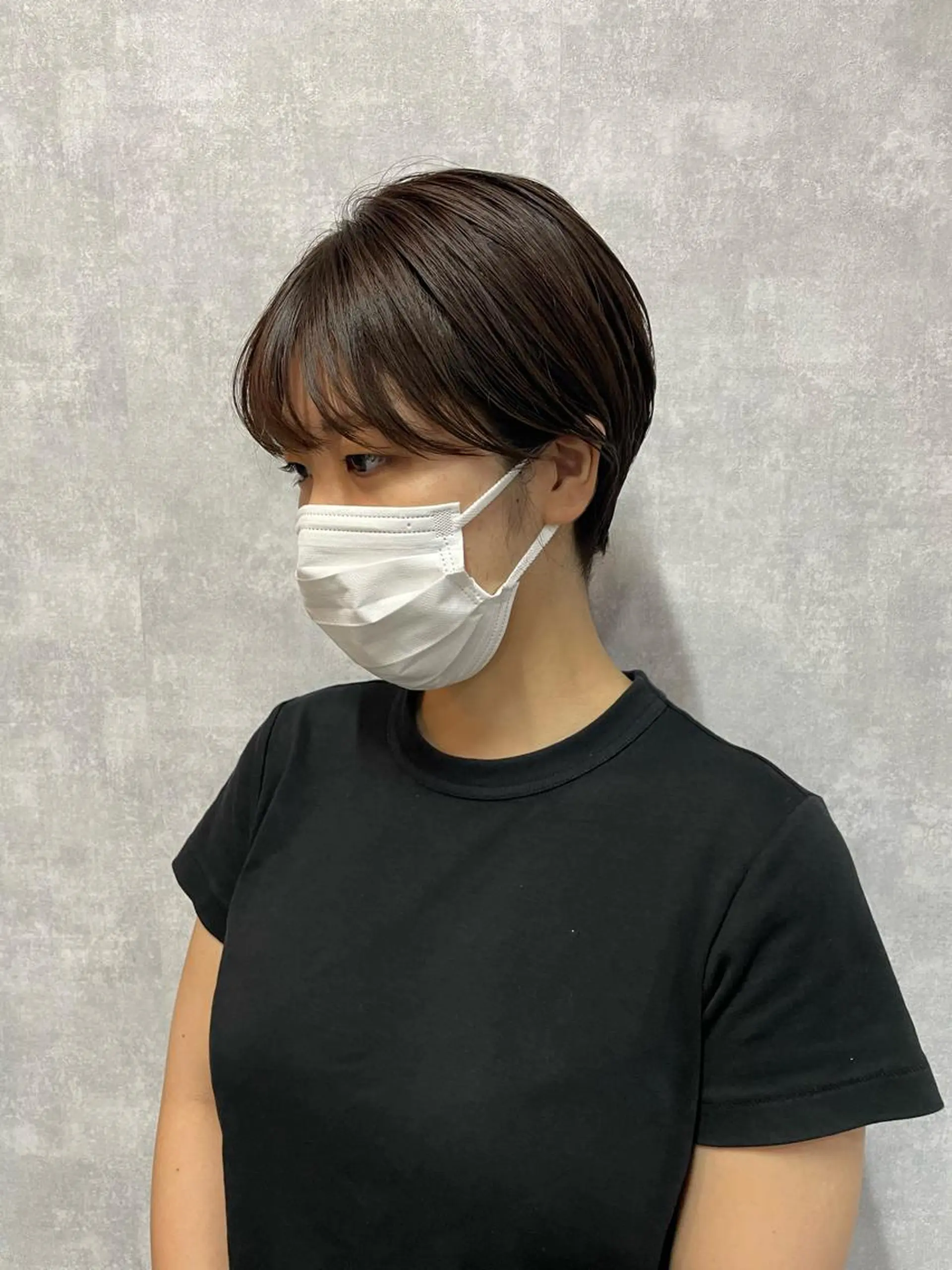 ショート 切りっぱなしボブ ショートボブ ハンサムショート 丸みショート アッシュ C’LD hair produce /シールドヘア所属・モテ髪/ボブ/ショー ト/アダチフウトのヘアスタイル