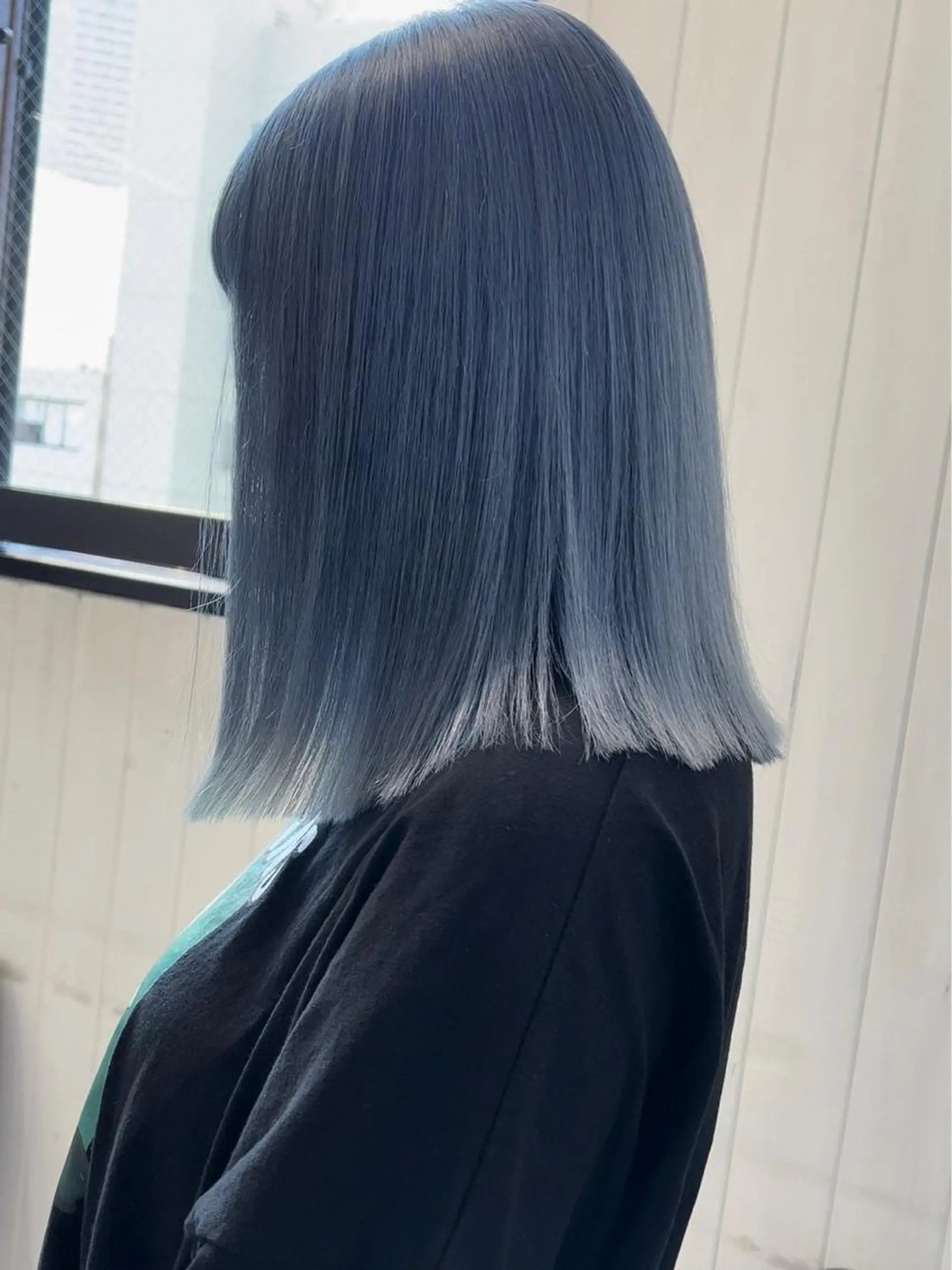 ミディアム カラー ヘアアレンジ ブルーカラー 🫧透明感カラー/ ナルハ🫧のヘアスタイル