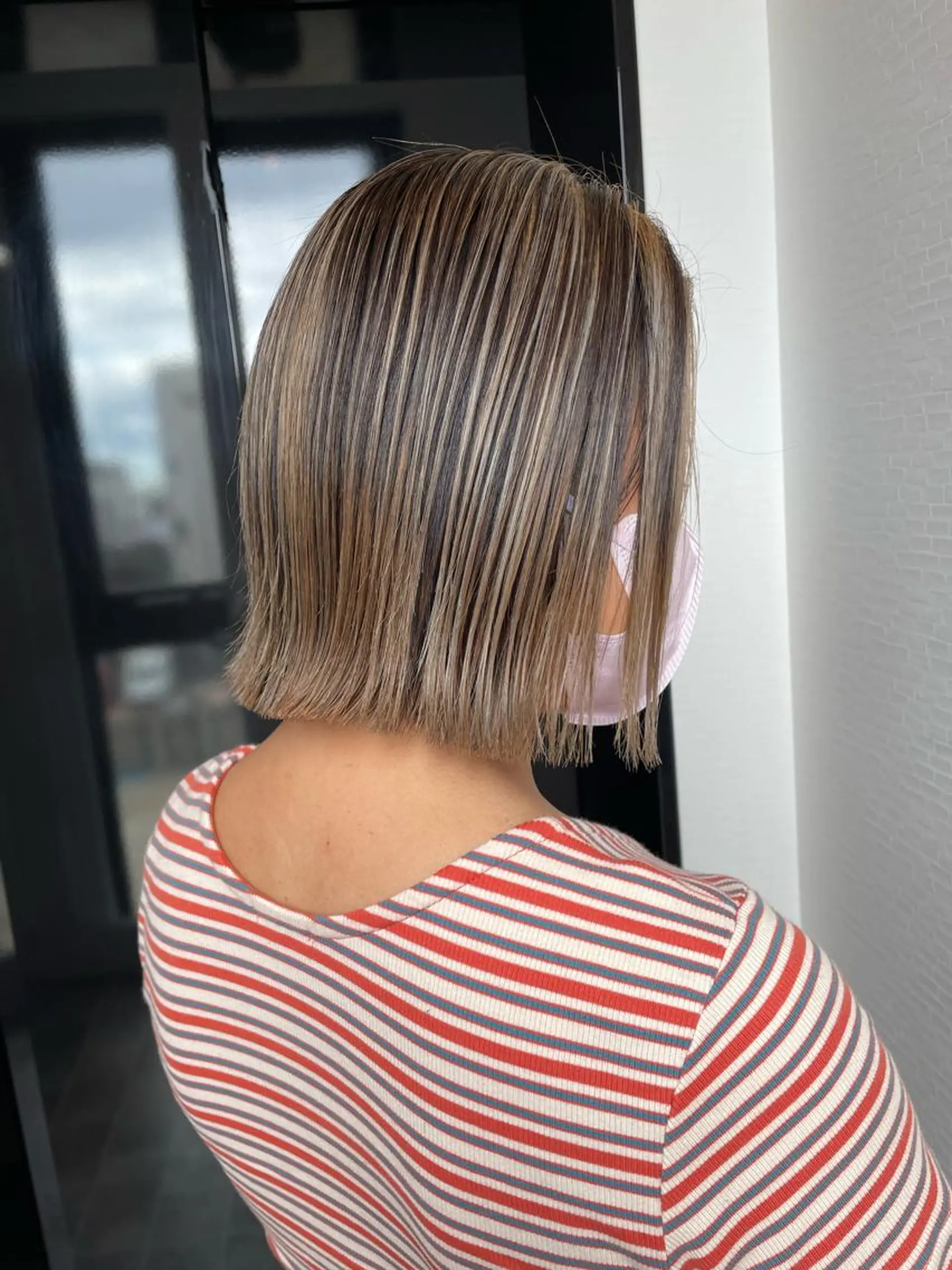 ミディアム カラー バレイヤージュ ベージュカラー レイヤーカット カット ヘアカラー トリートメント STAR RIVER所属・YUI/ ブリーチカラー🌷のヘアスタイル