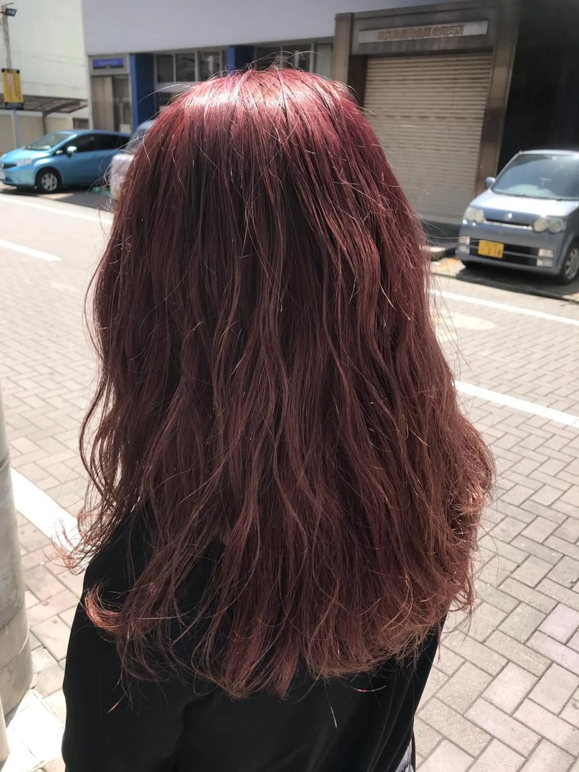 セミロング カラー ブリーチ カット ヘアカラー 久保亮太 /大人ショートのヘアスタイル