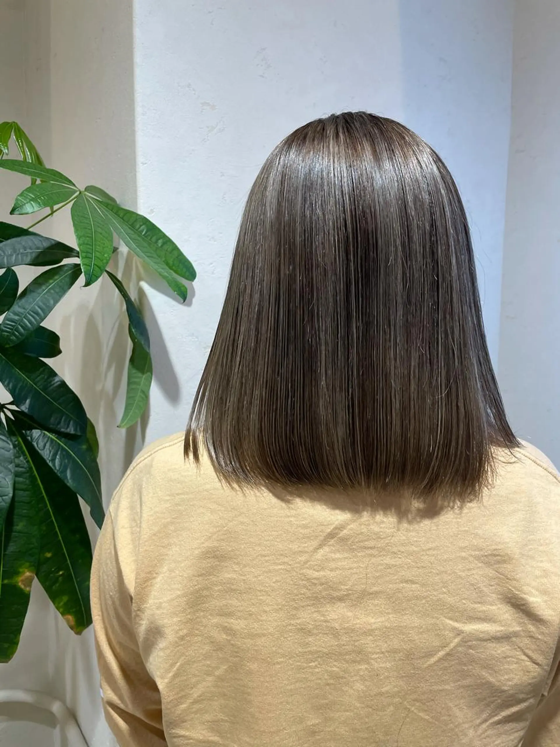 セミロング カラー アディクシーカラー ベージュカラー ブリーチ ダブルカラー ハイライトカラー ヘアカラー Feria所属・カウンセリング重視 🌿‬Tsuyukiのヘアスタイル