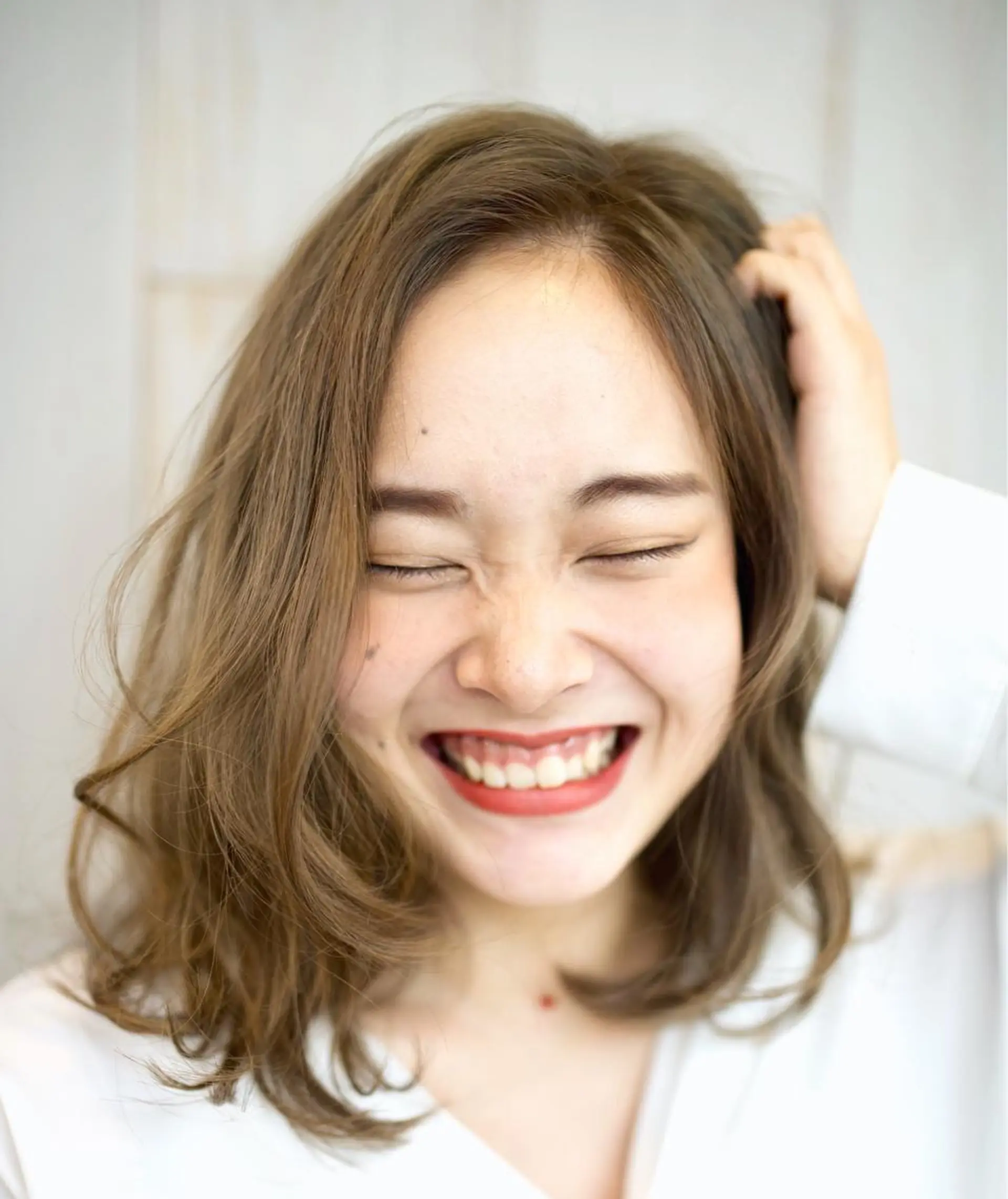 ミディアム カラー hair resort terrasse所属・長尾 圭のヘアスタイル