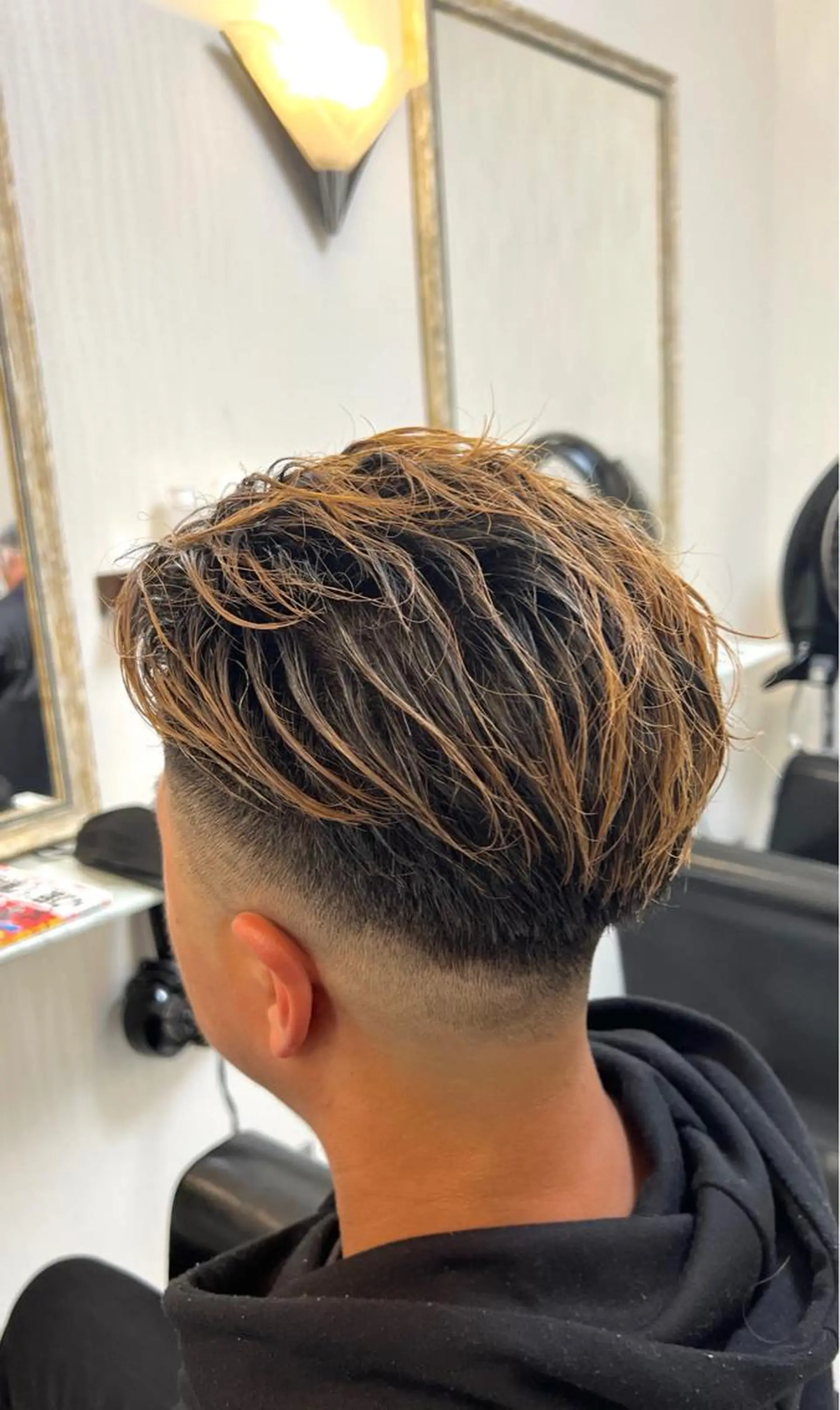 ショート メンズ フェードカット KEN 🌟のヘアスタイル